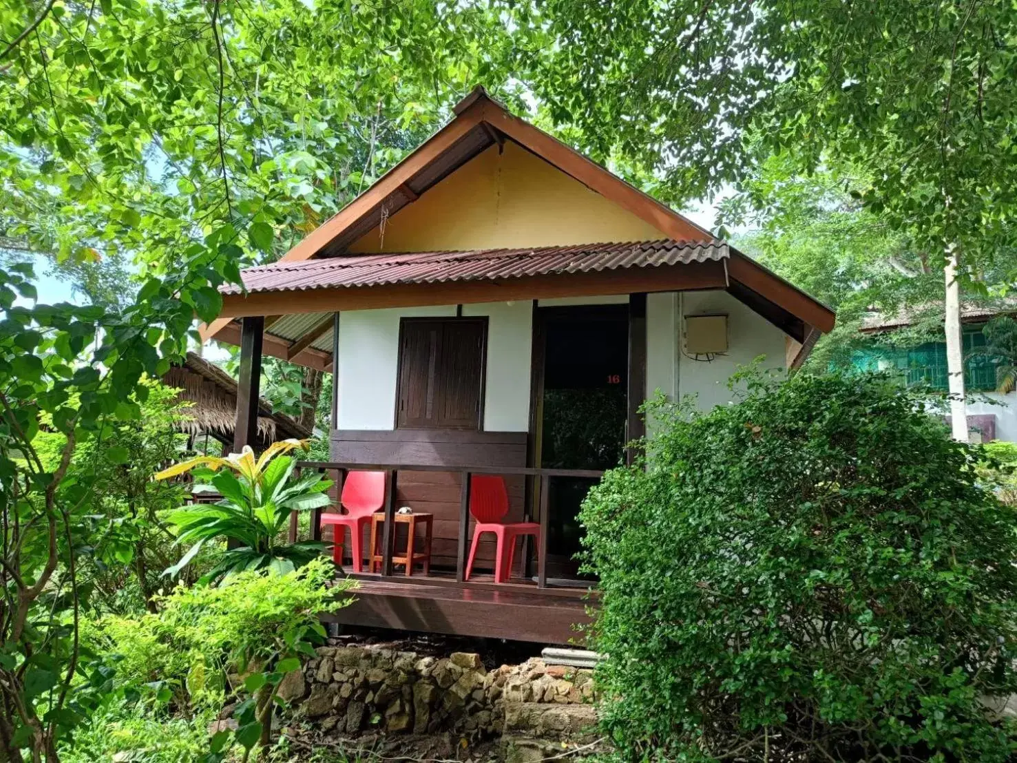 Patio, Property Building in Faye Orchid Garden Resort