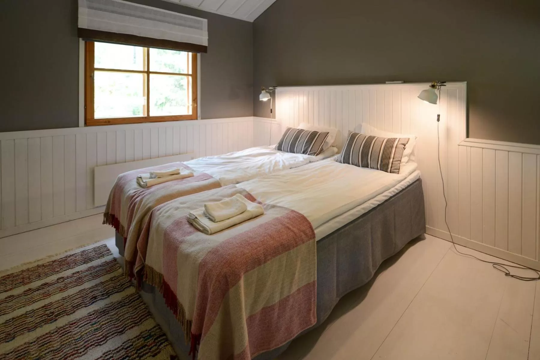 Bed in Sahanlahti Resort