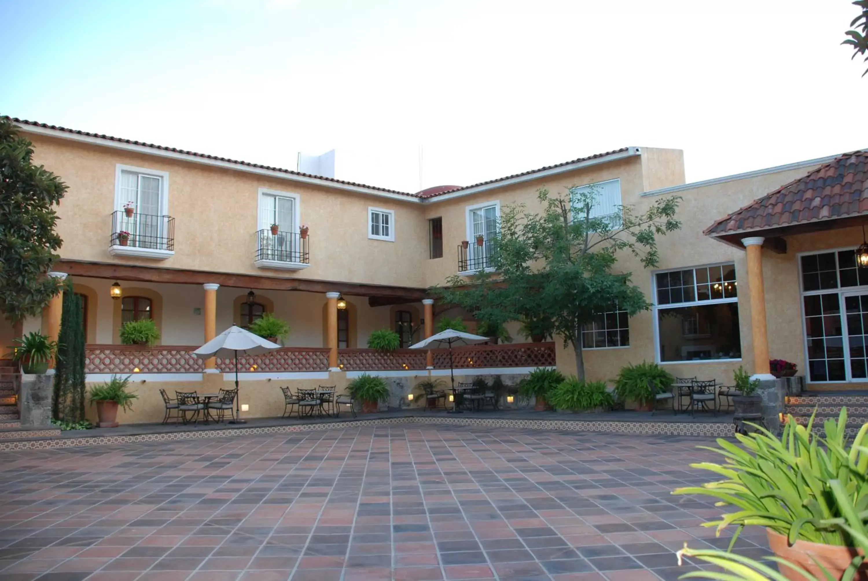 Patio, Property Building in Hotel Boutique La Granja