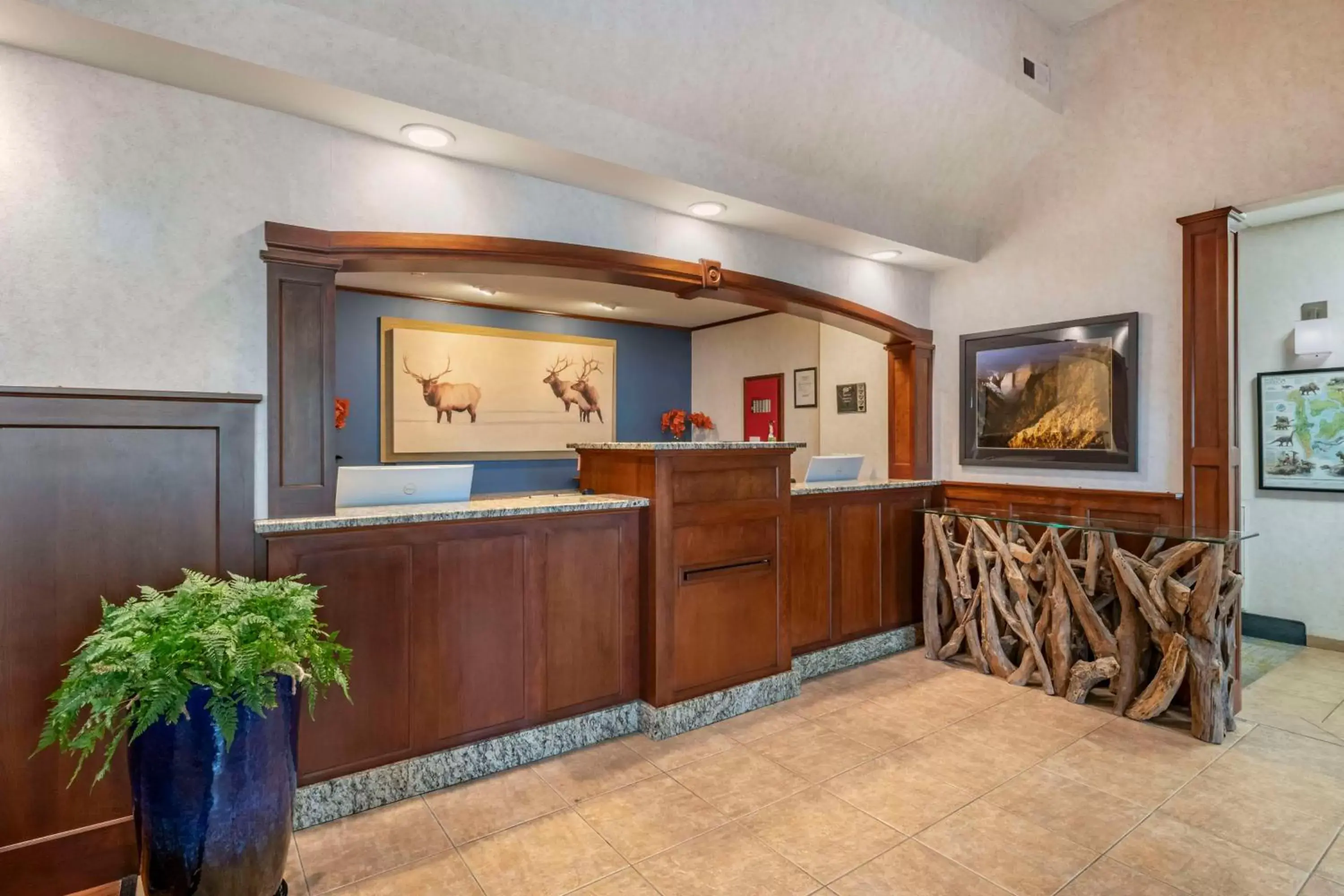 Lobby or reception, Lobby/Reception in SureStay Plus Hotel by Best Western Buffalo