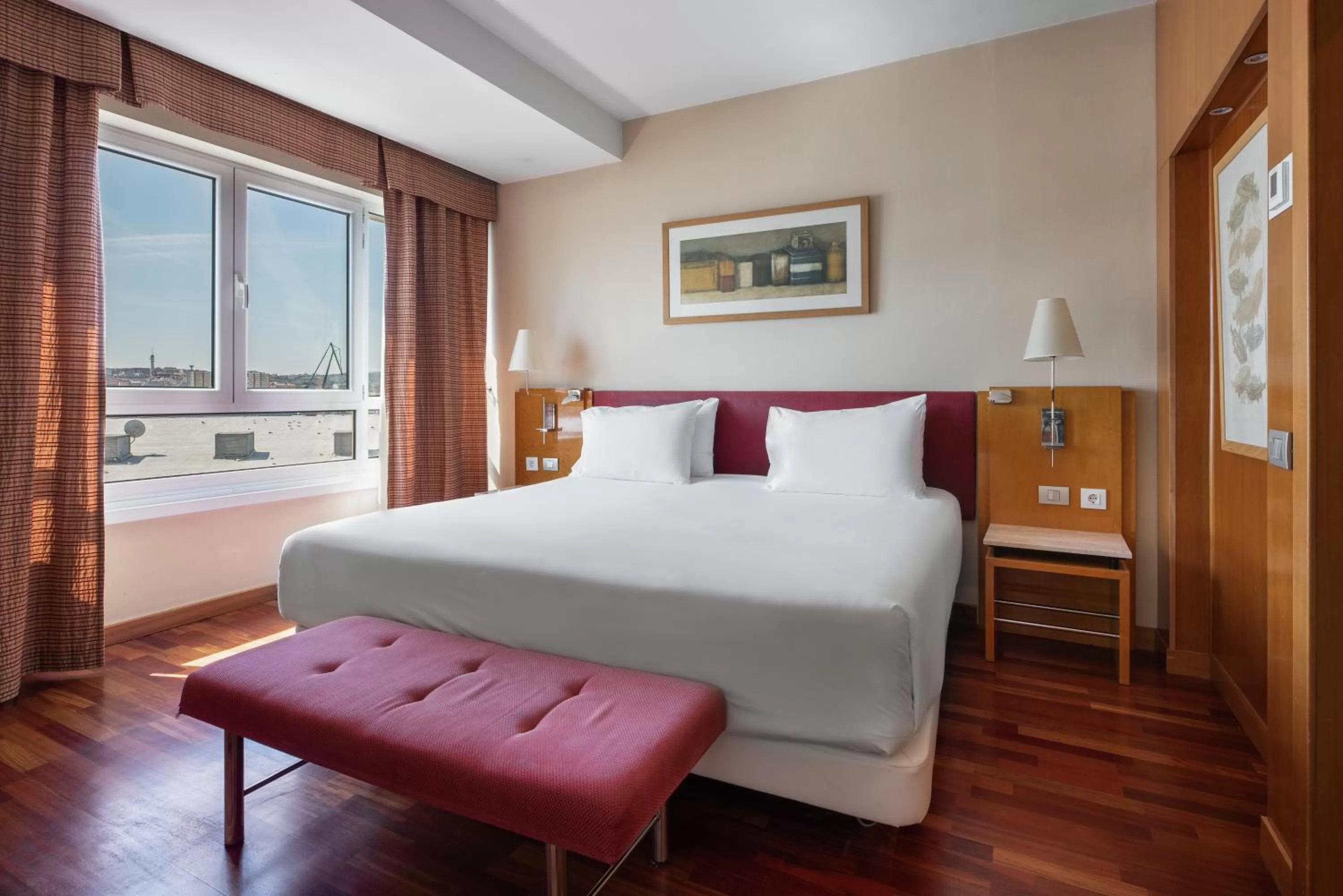 Bed in Eurostars Atlántico