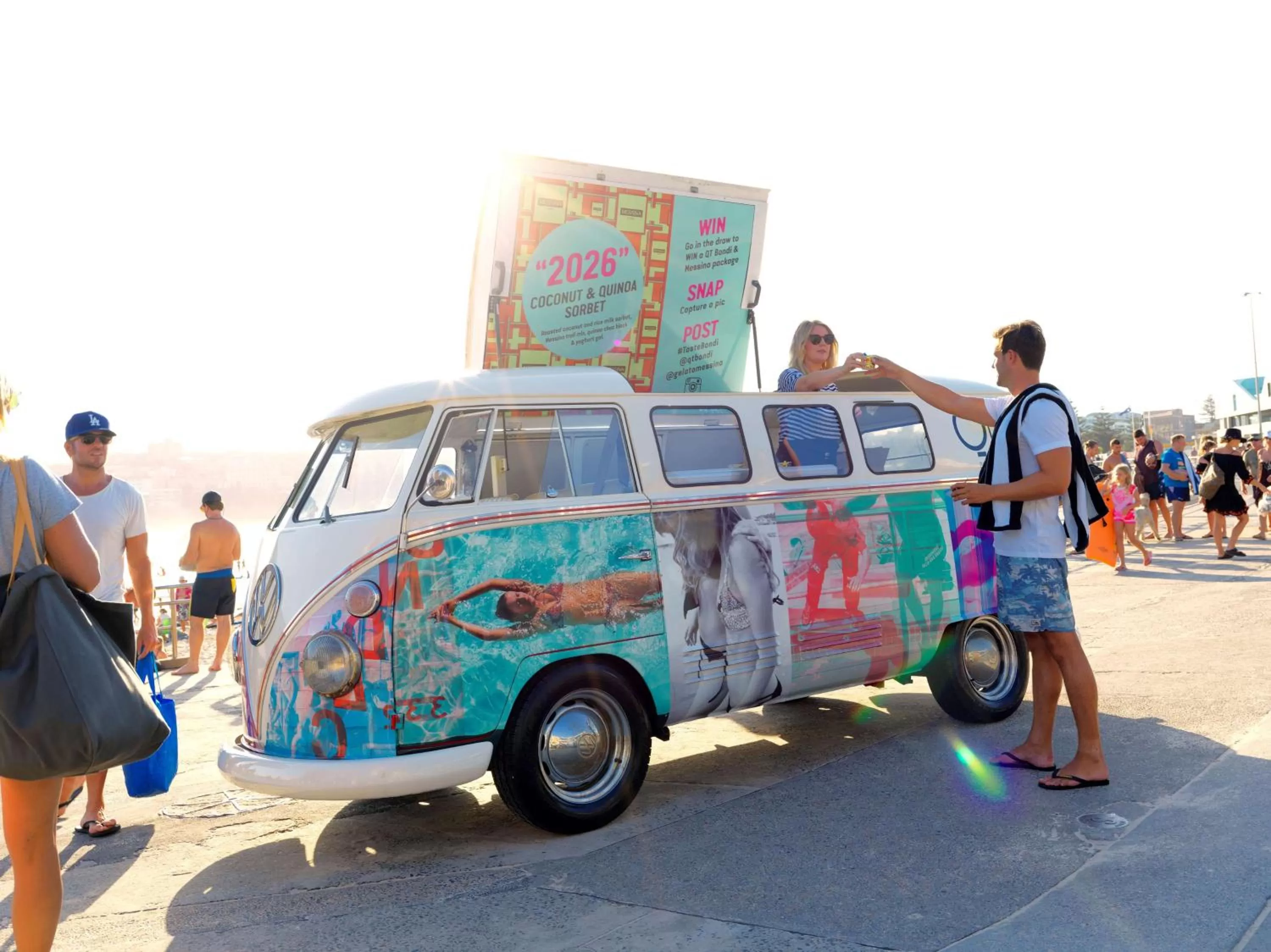 group of guests in QT Bondi