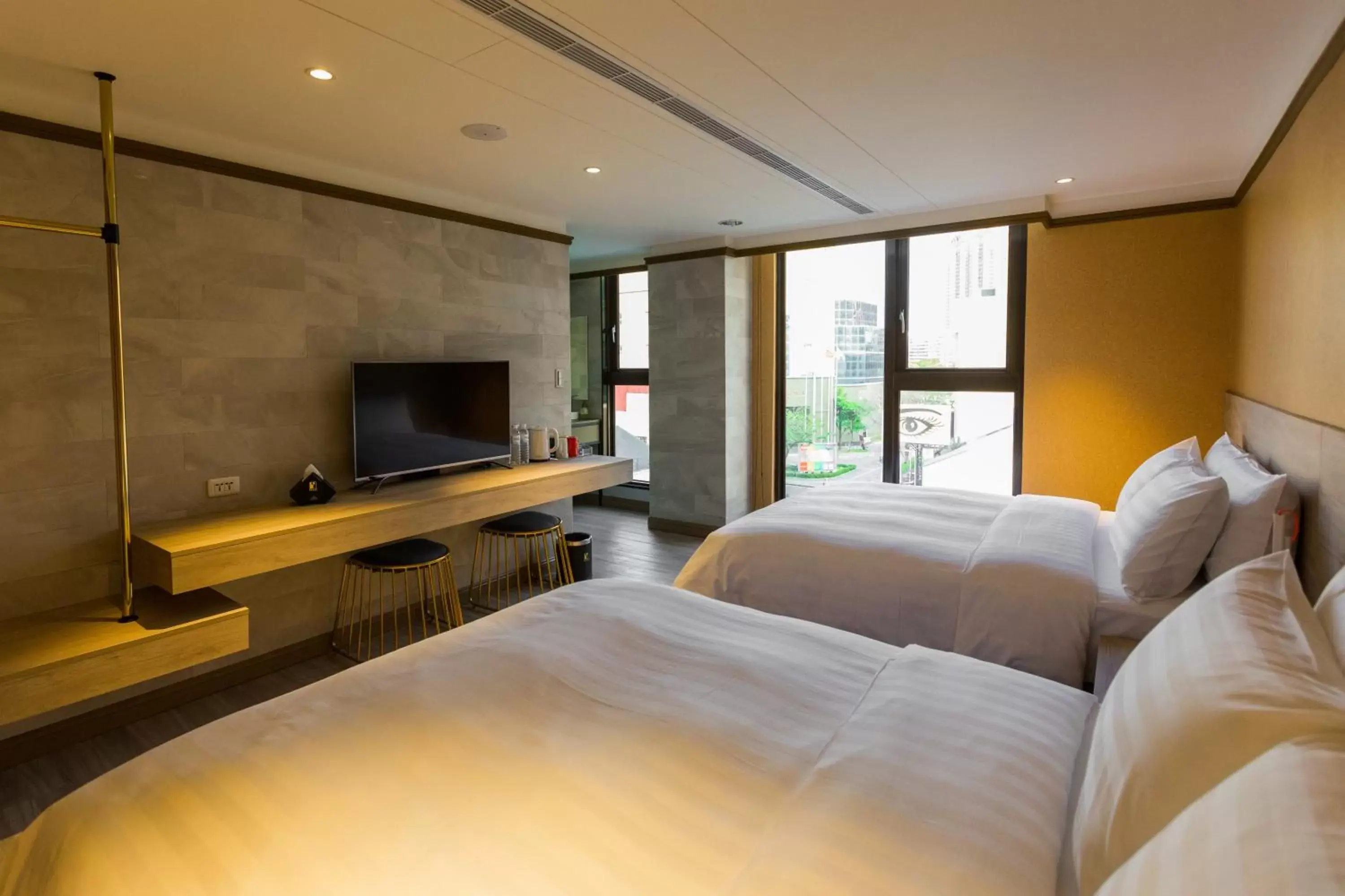 Bed in Q21 Hotel Bed in Q21 Hotel