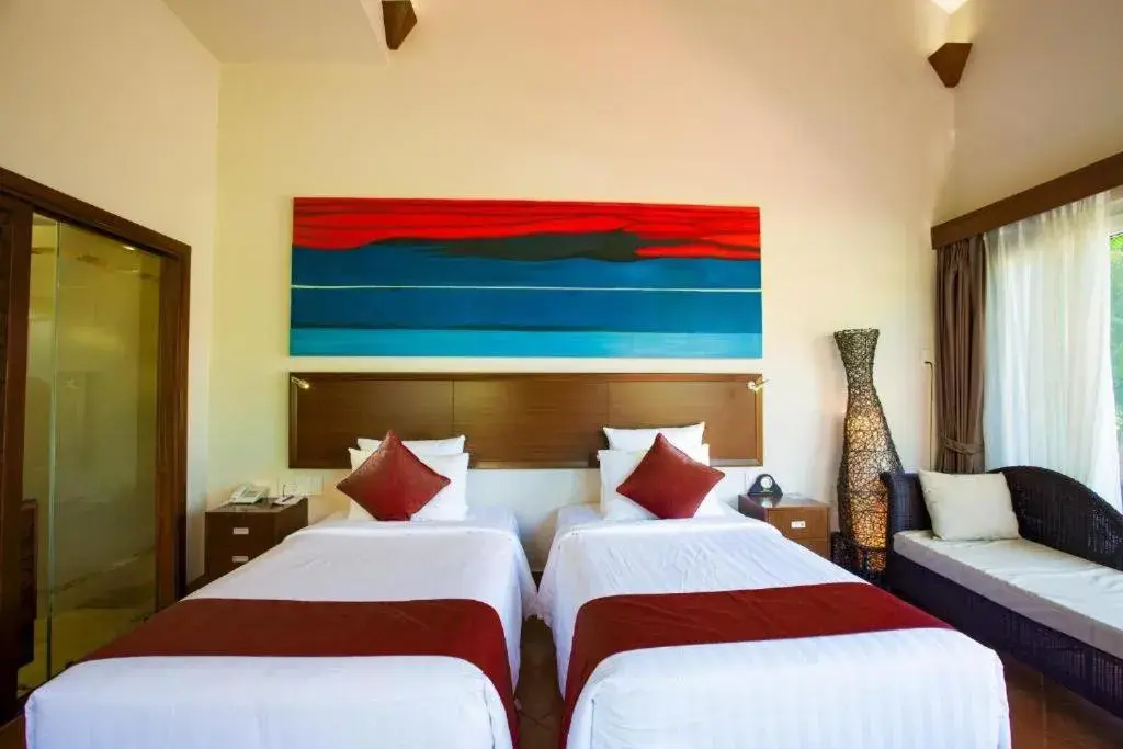 Bed in Mercury Phu Quoc Resort & Villas