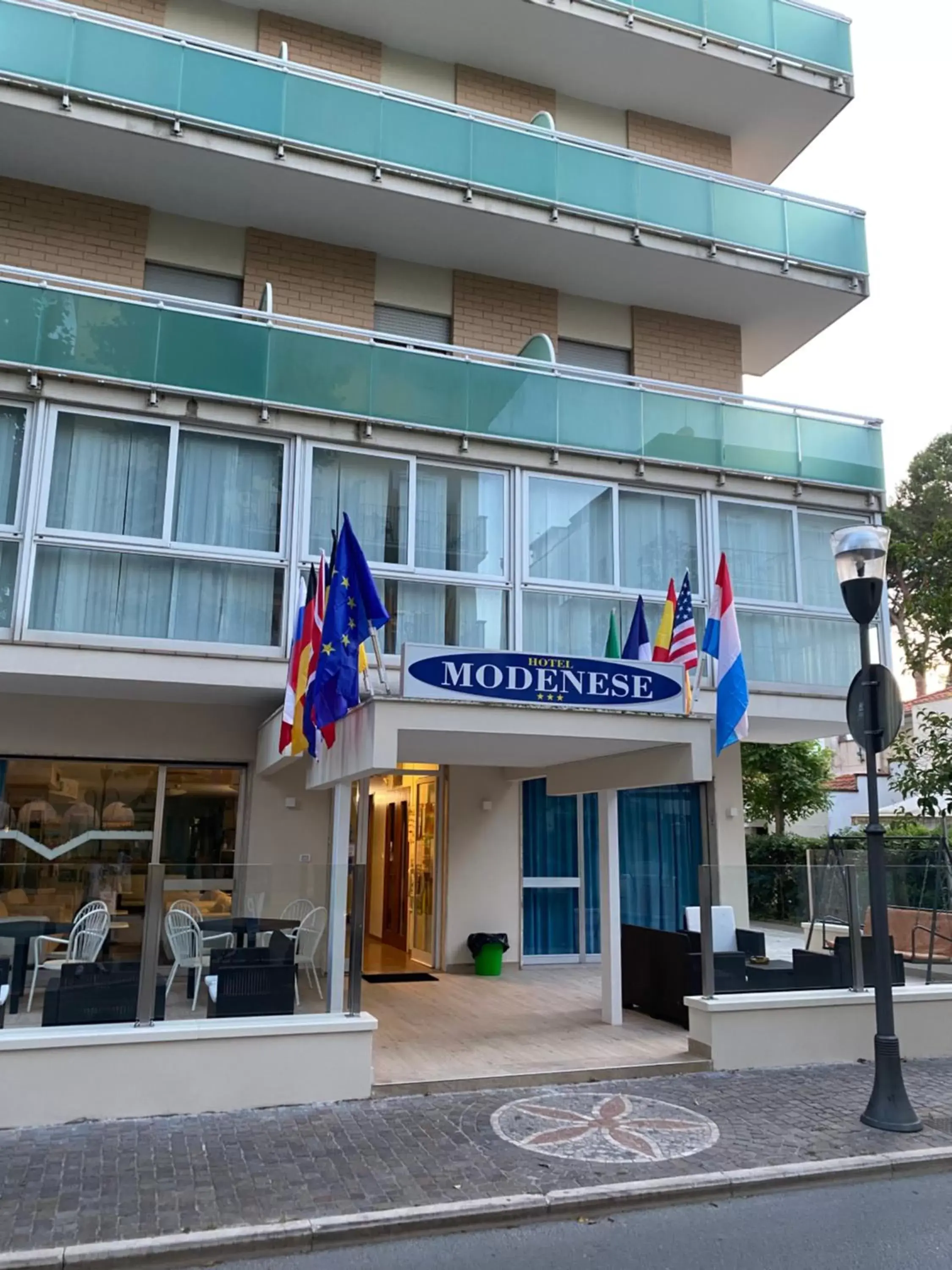 Property building in Hotel Modenese