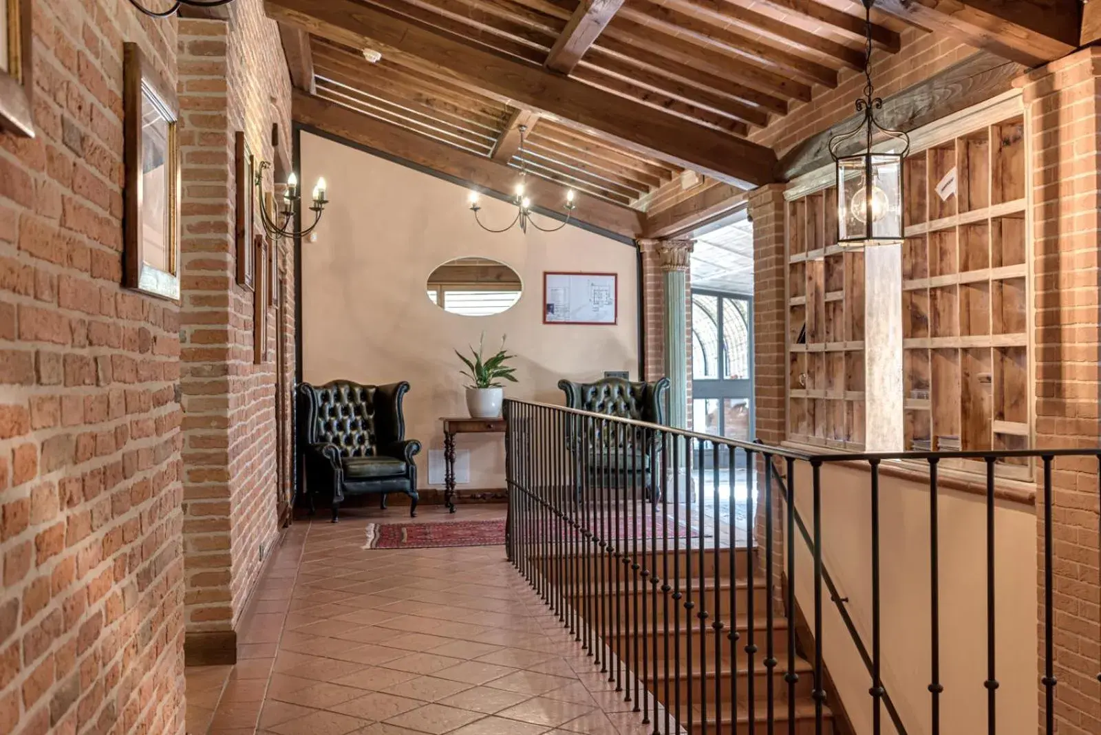 Lobby or reception in Locanda Poggioleone