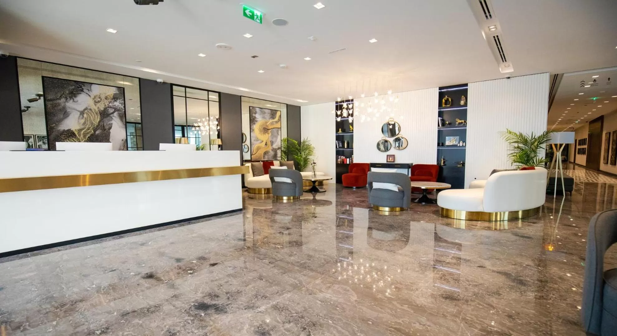 Lobby or reception in Rose Executive Hotel - DWTC