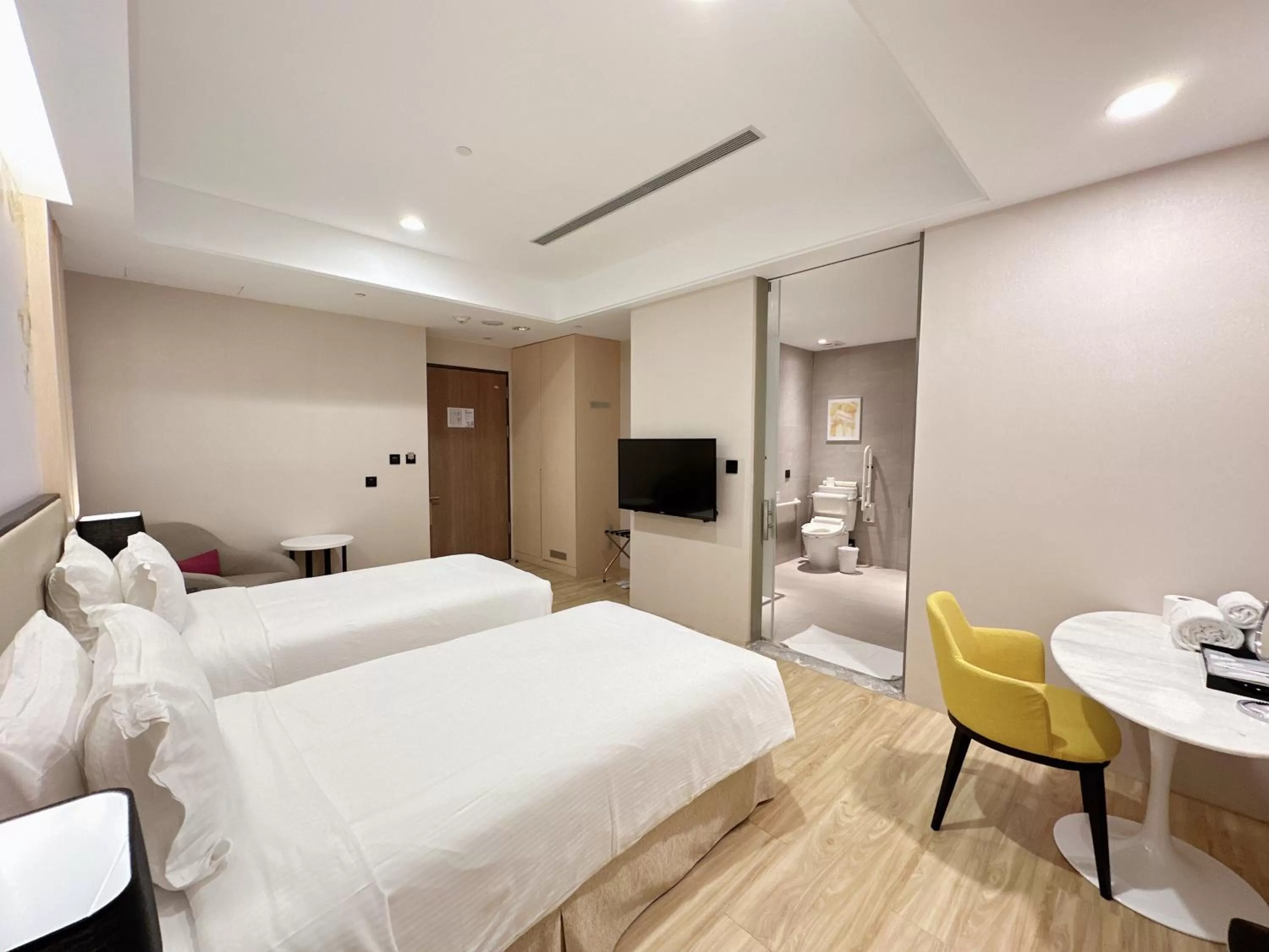 Bed in 台南星鑽國際商旅 Hua Hotel