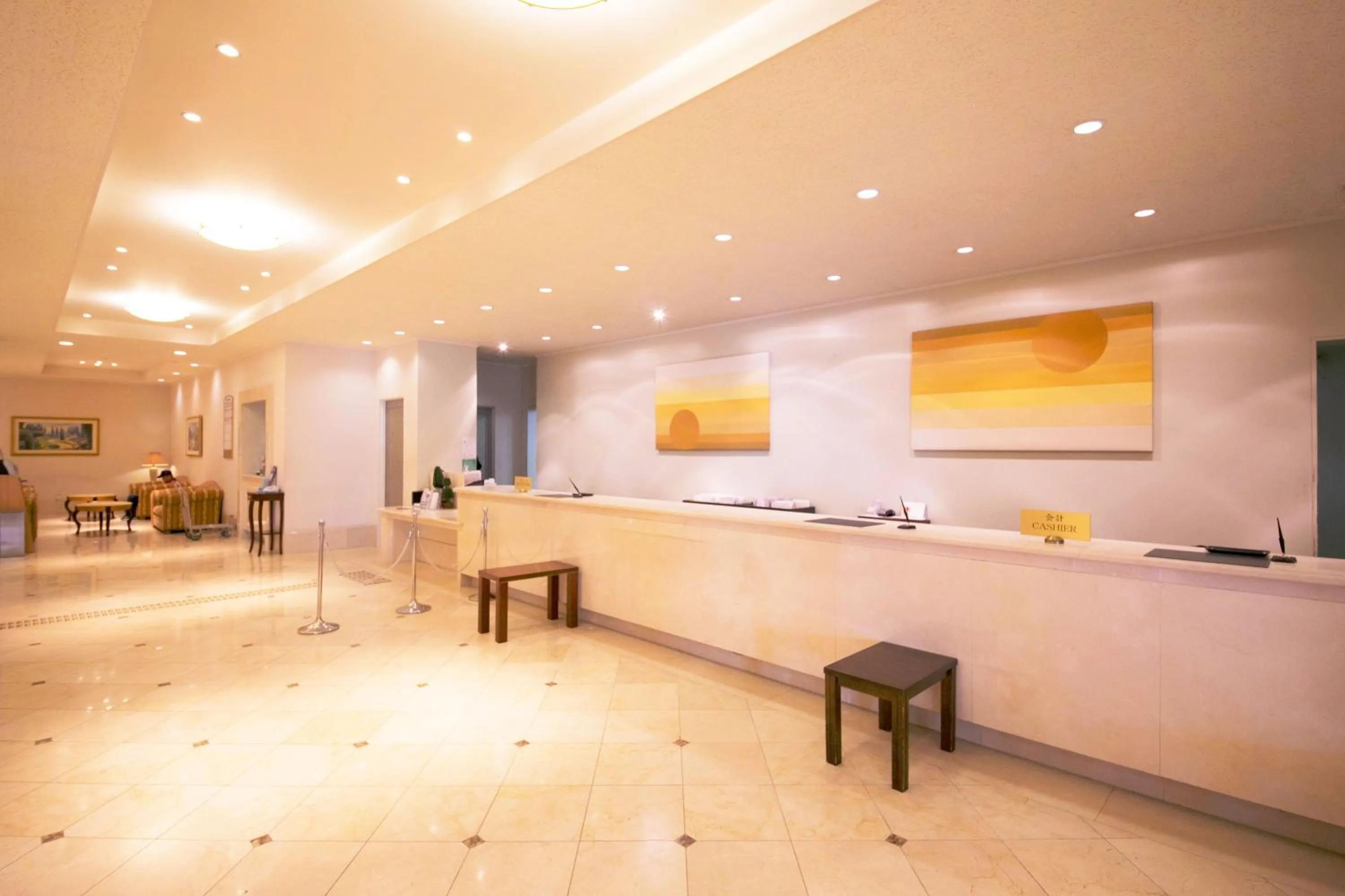 Lobby or reception in Seaside Hotel Maiko Villa Kobe