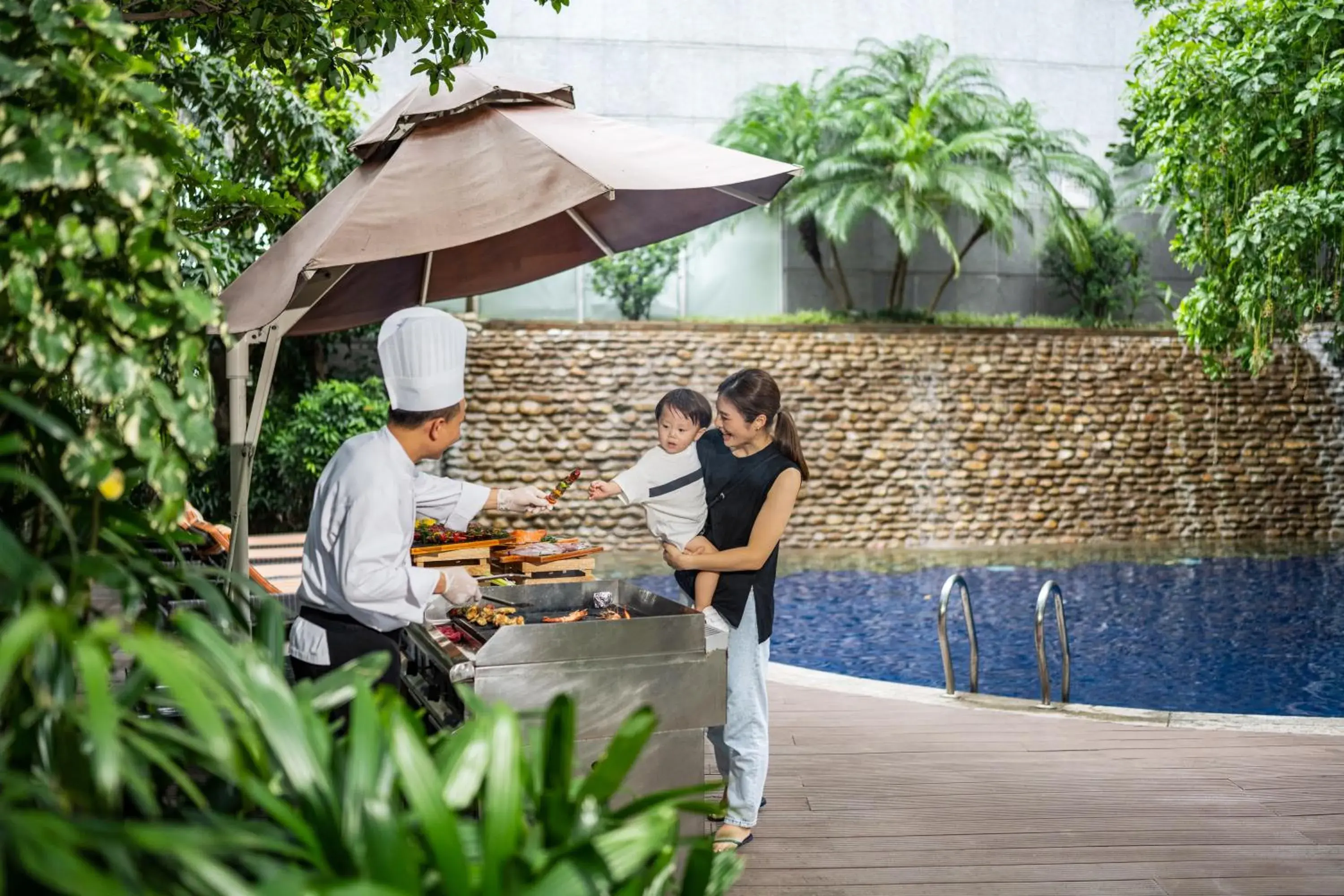 BBQ facilities in Fraser Suites Hanoi