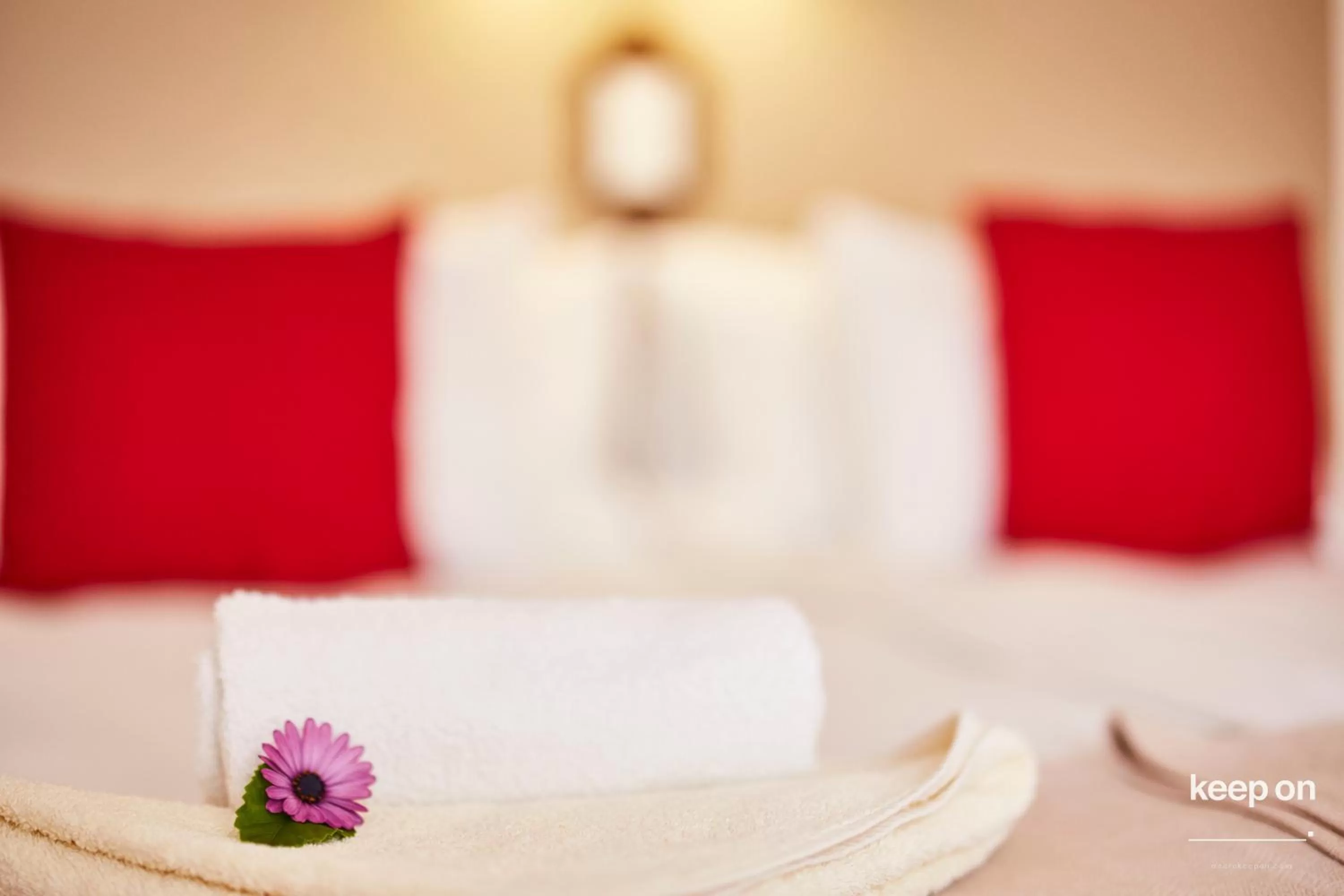 Bed in Meike's Guesthouse