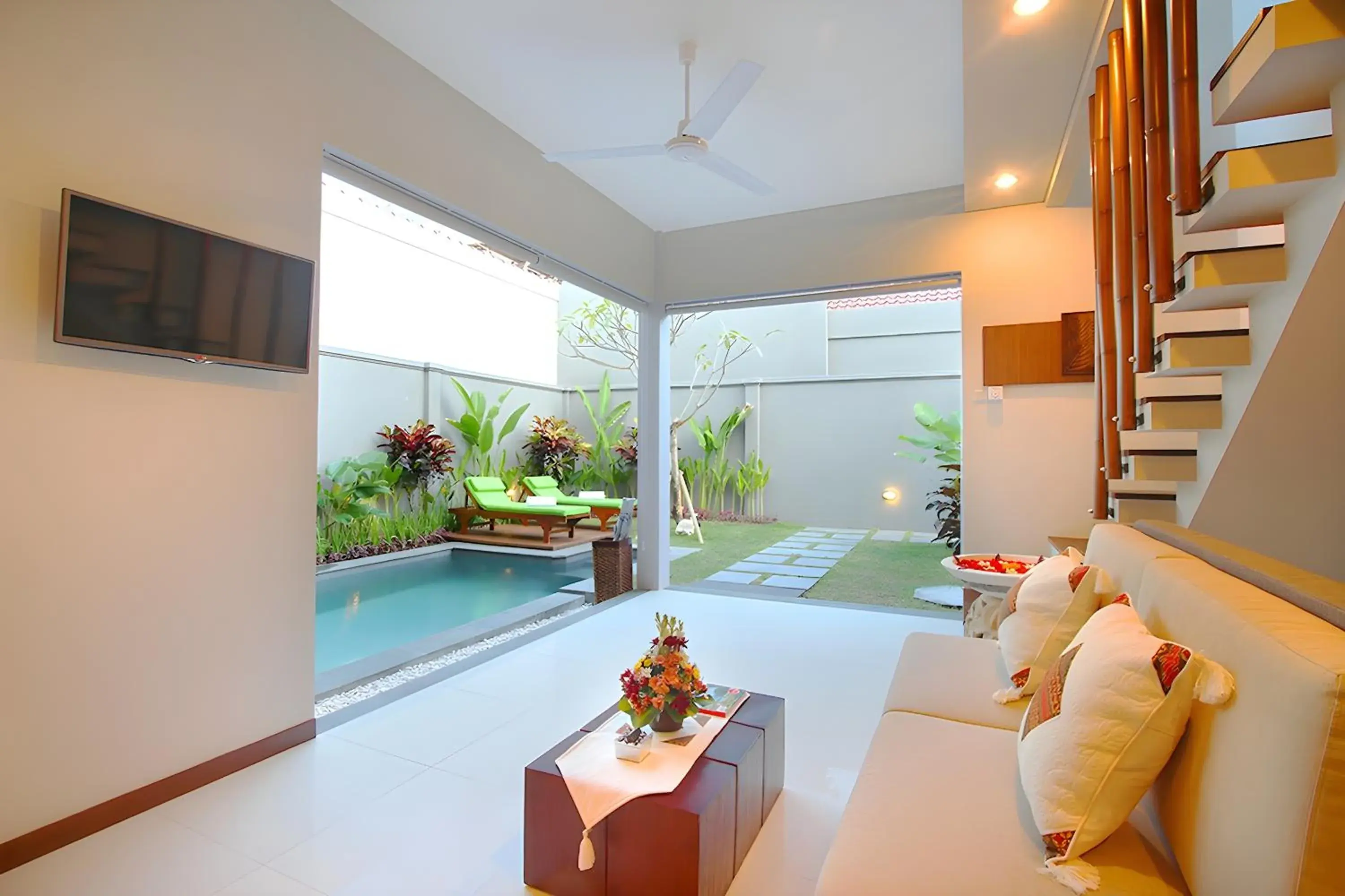 Living room in Maharaja Villas Bali - CHSE Certified