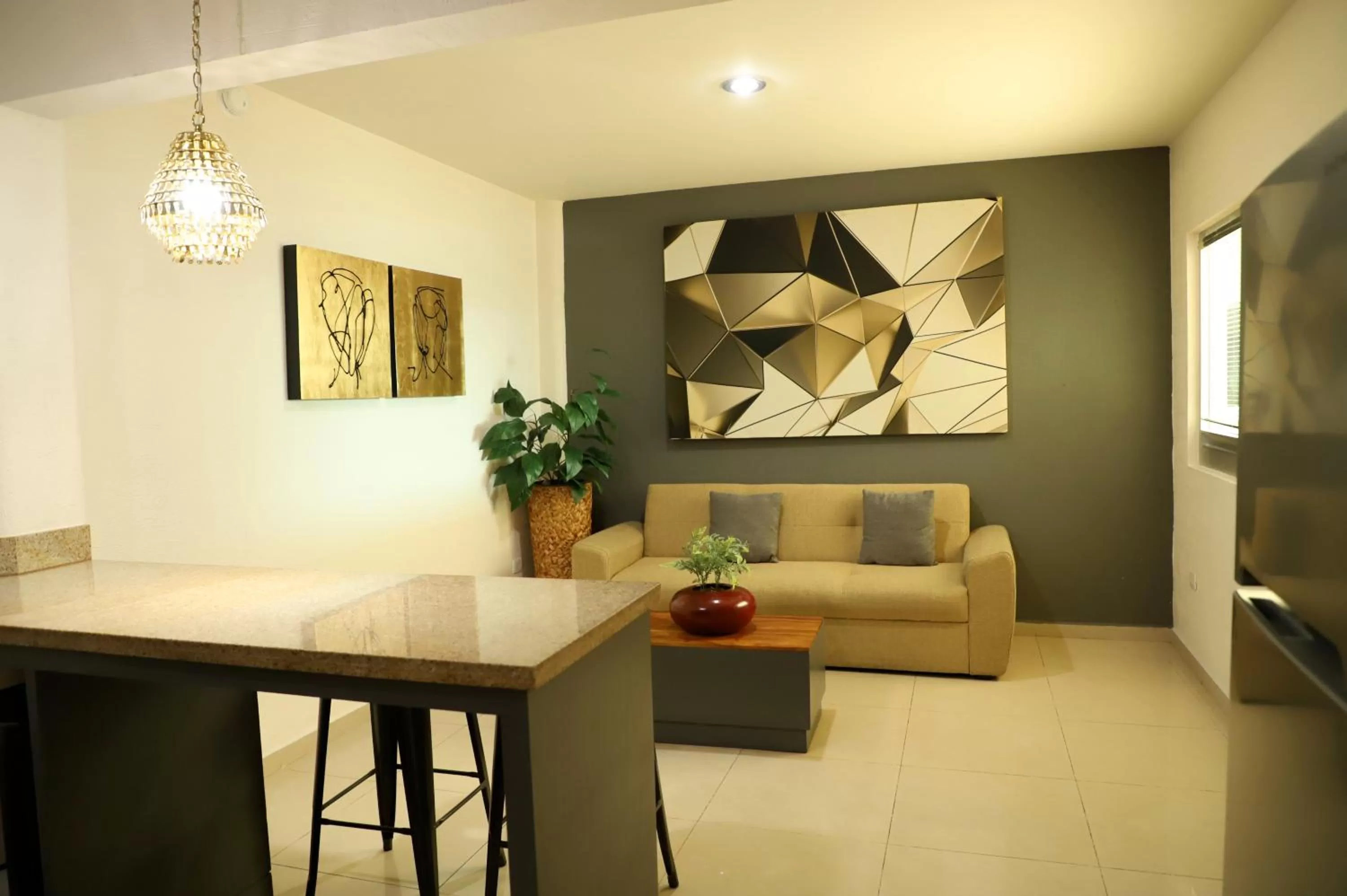 Seating Area in Homesuites Zaragoza