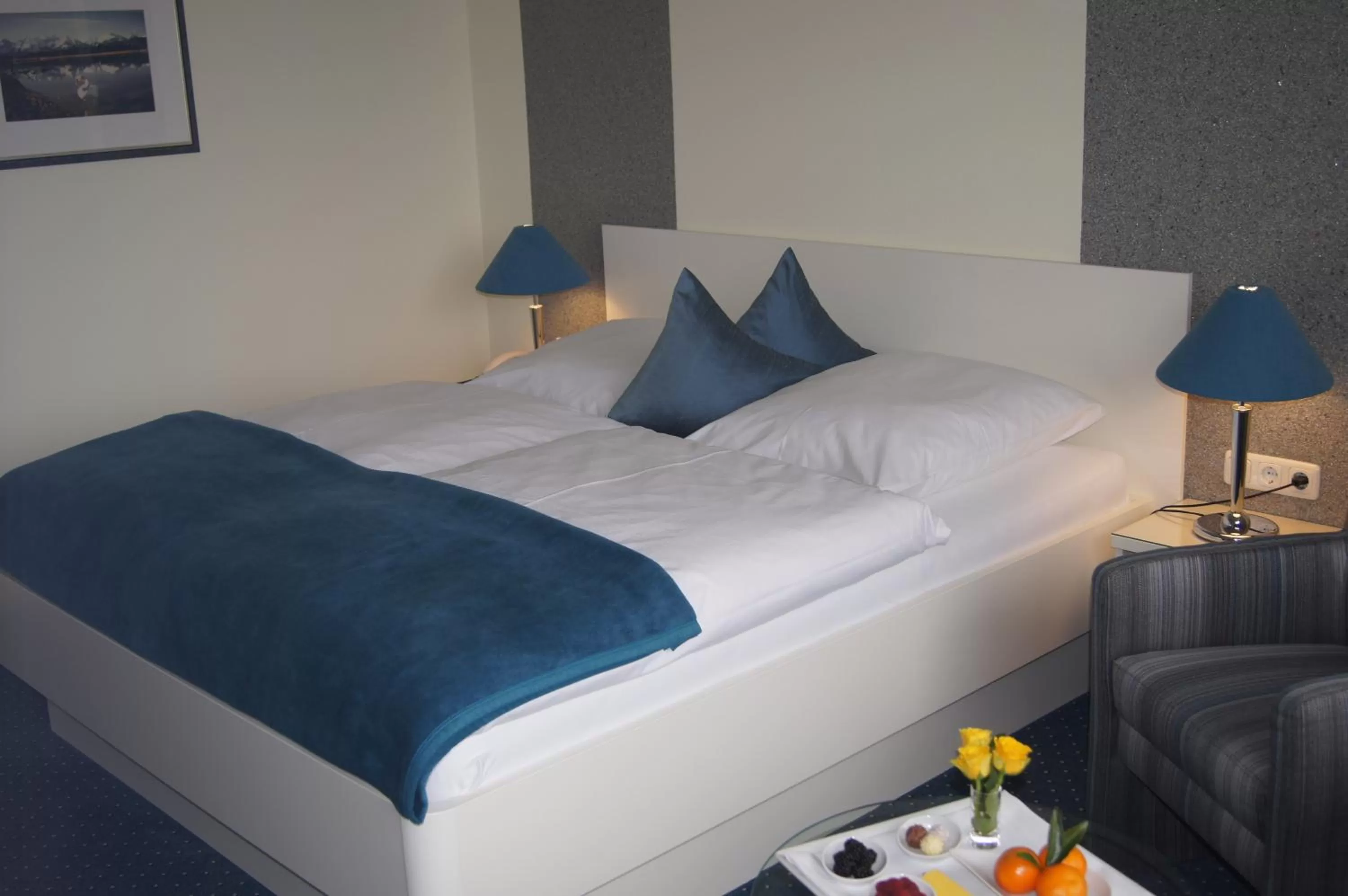 Bed in Hotel Christine