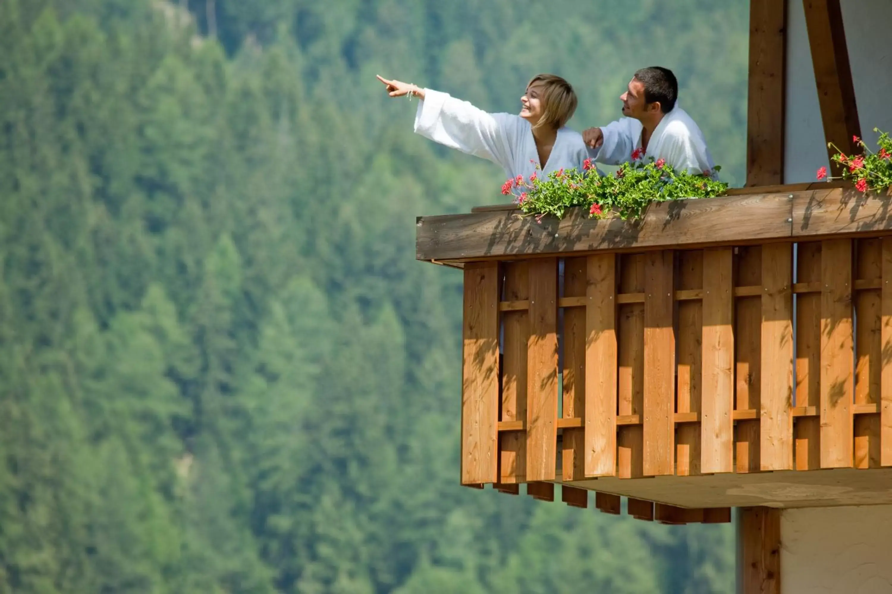 Balcony/Terrace in Frida am Wald