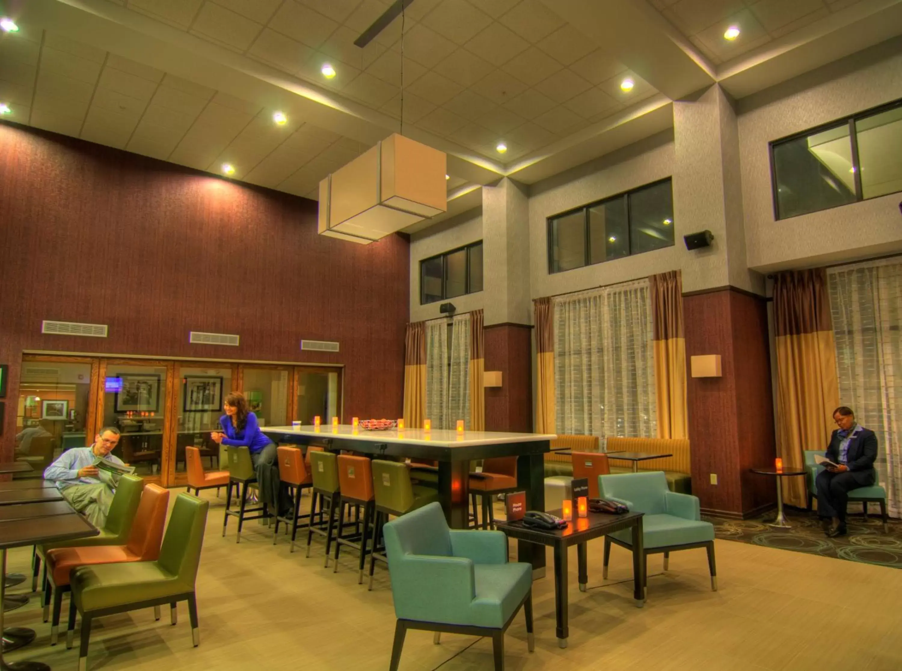 Lobby or reception, Restaurant/Places to Eat in Hampton Inn and Suites Parsippany/North