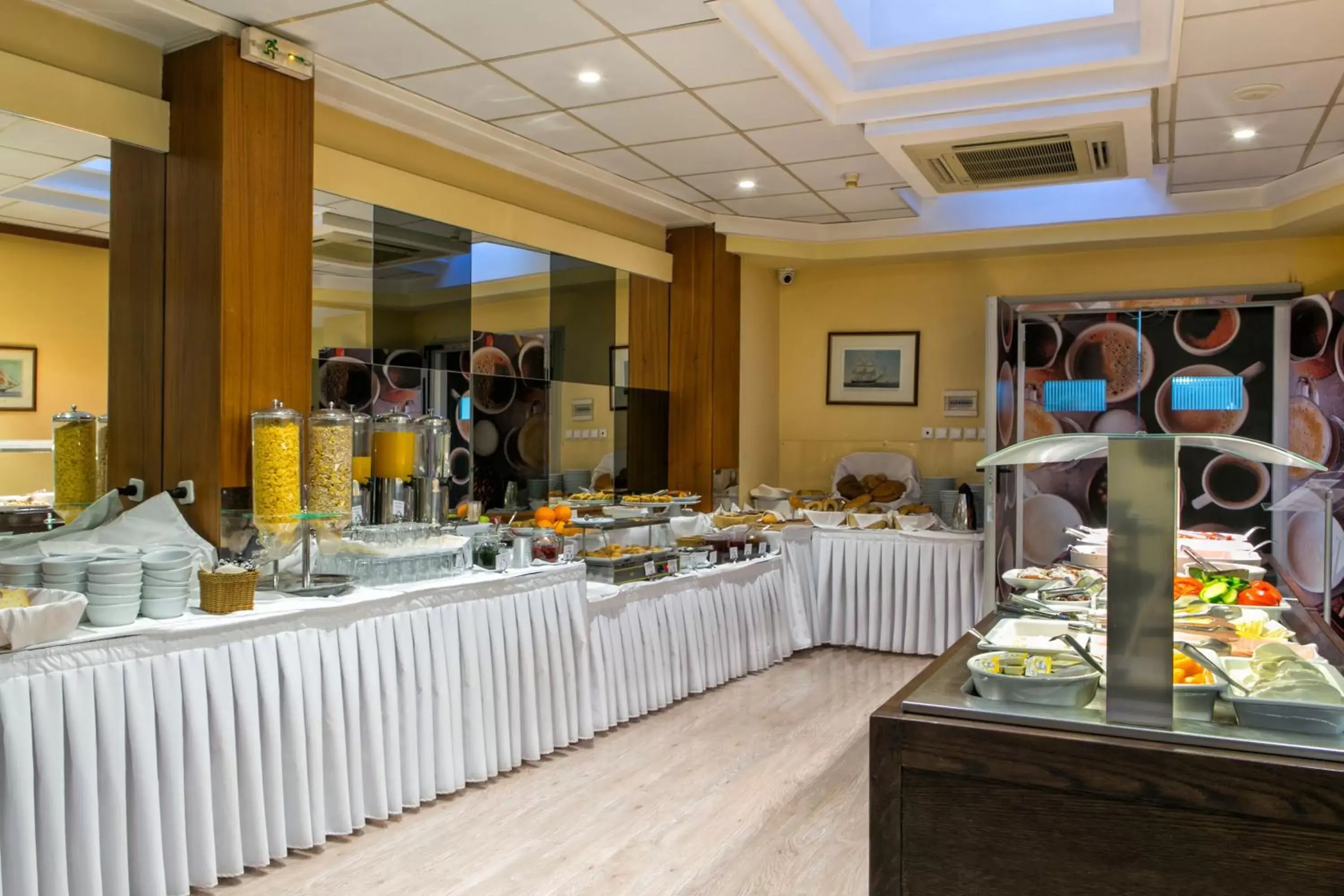 Buffet breakfast in Athens Cypria Hotel