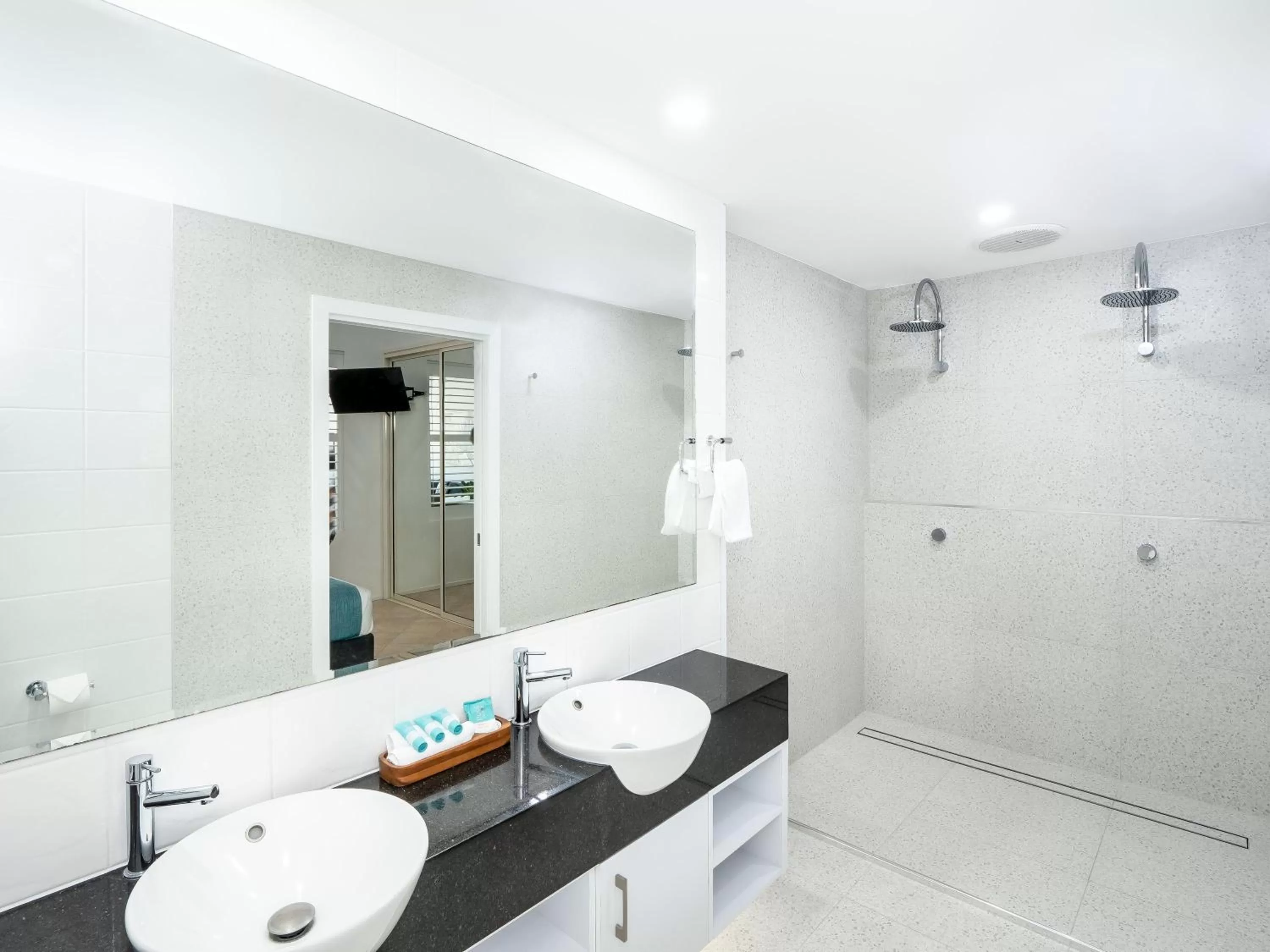 Shower in Saltwater Luxury Apartments