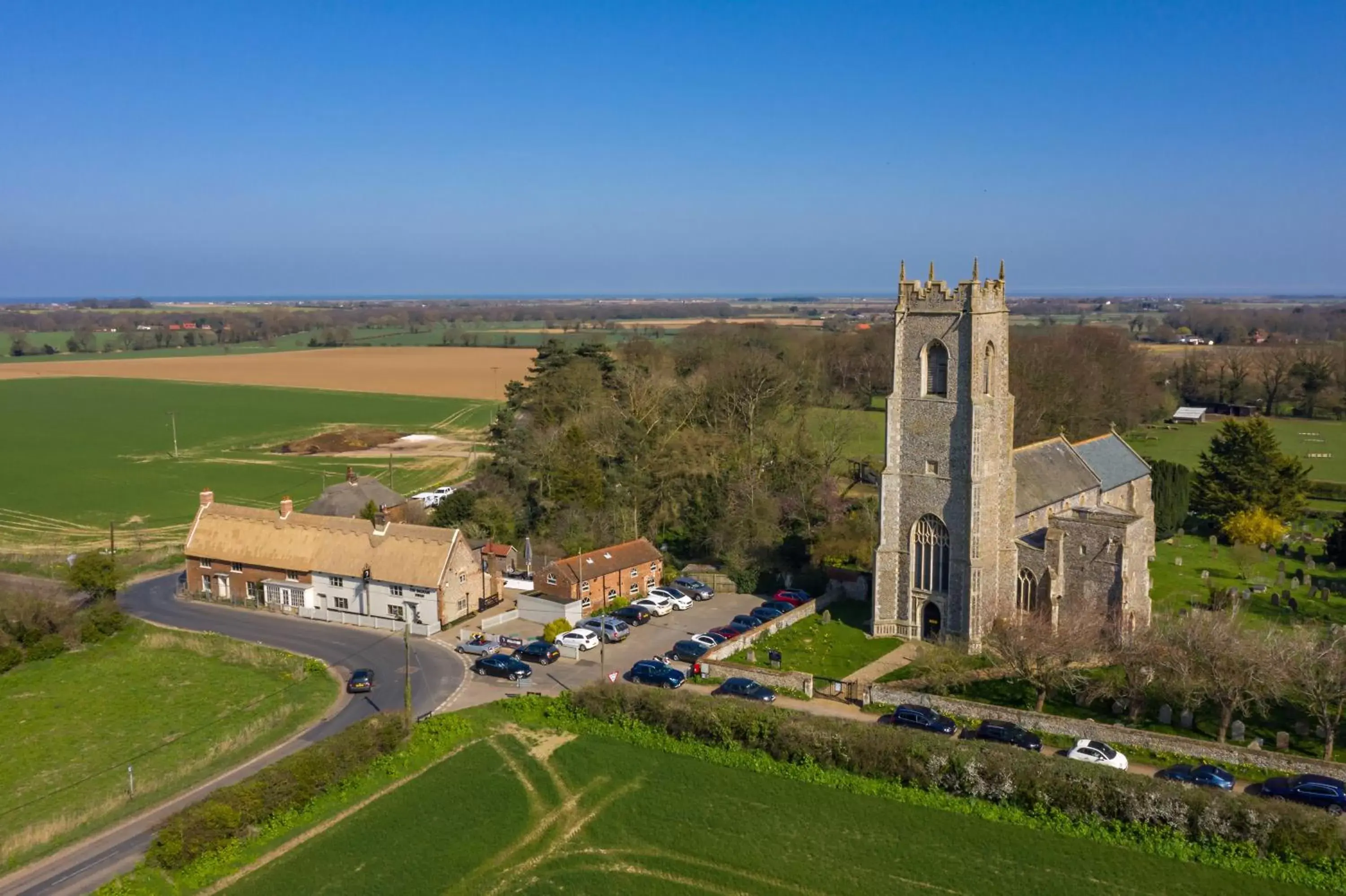 Property building, Bird's-eye View in The Ingham Swan