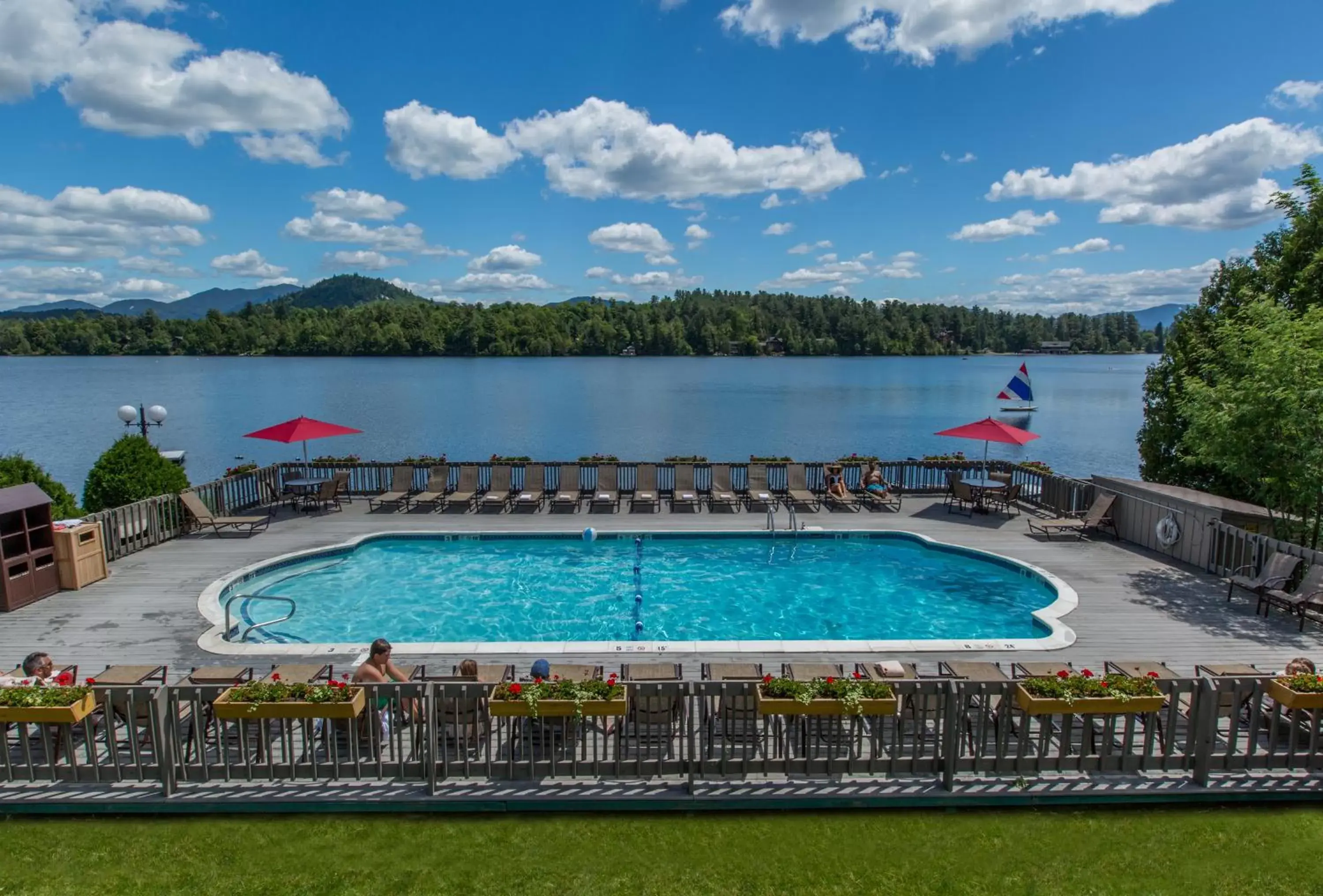 Spring, Pool View in High Peaks Resort