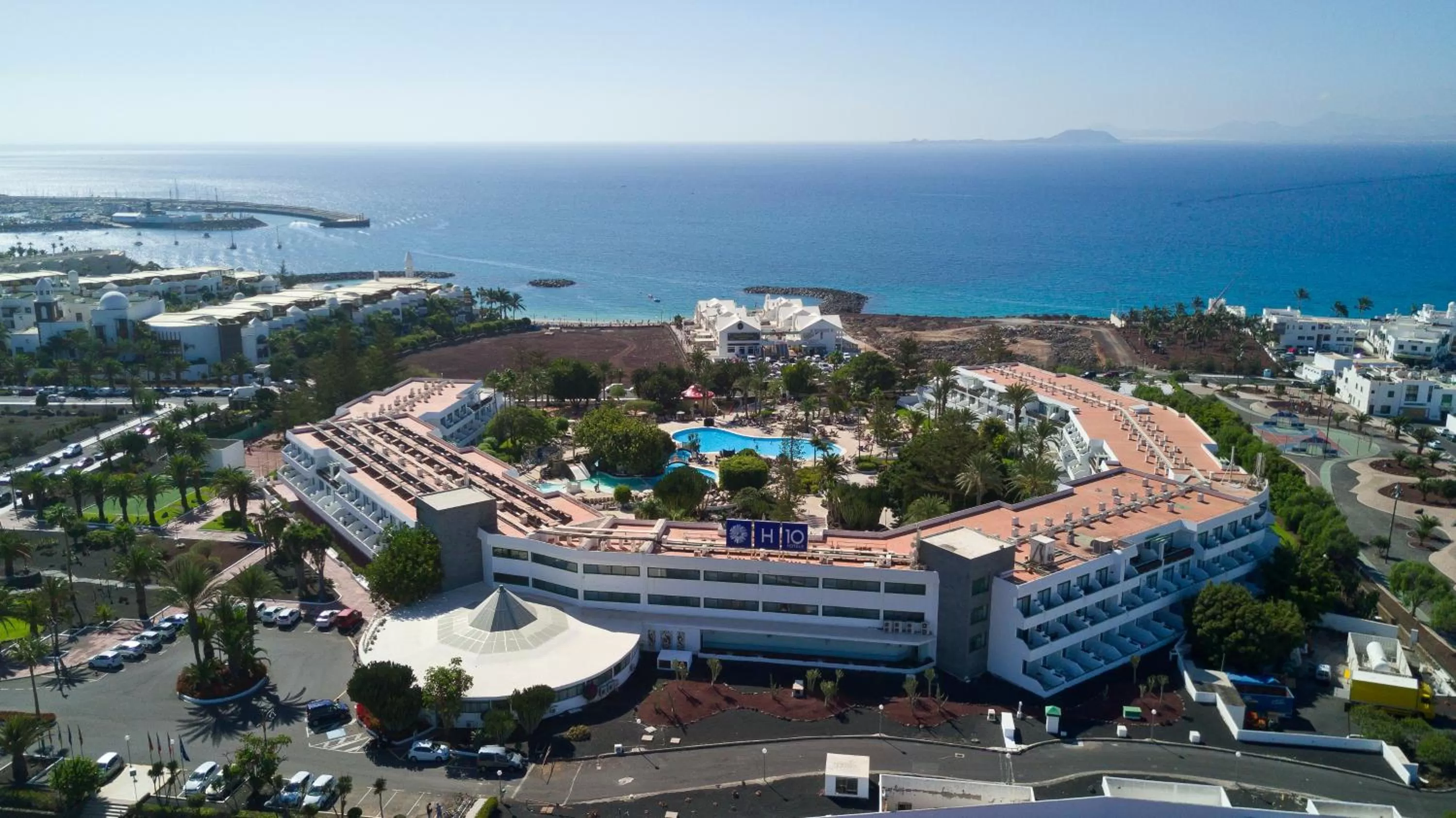 Bird's eye view in H10 Lanzarote Princess