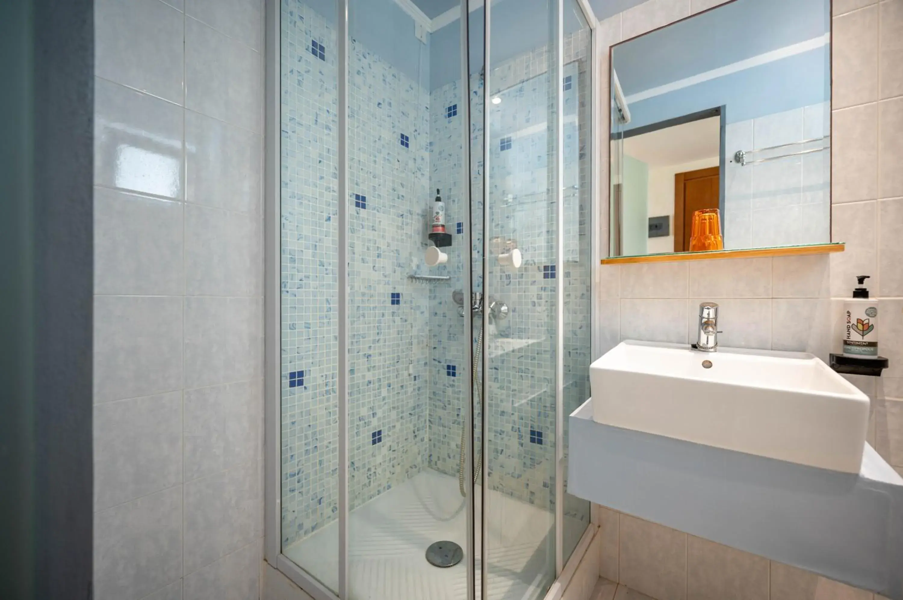 Shower, Bathroom in Kitro Beach Hotel - Adults Only