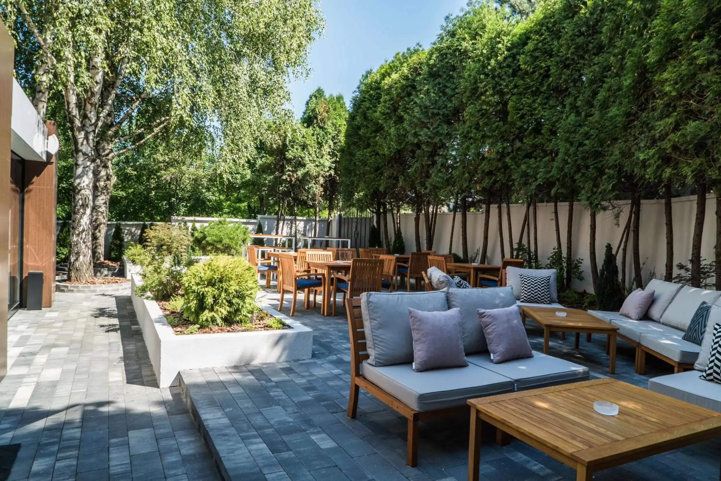 Patio in Best Western Premier Natalija Residence