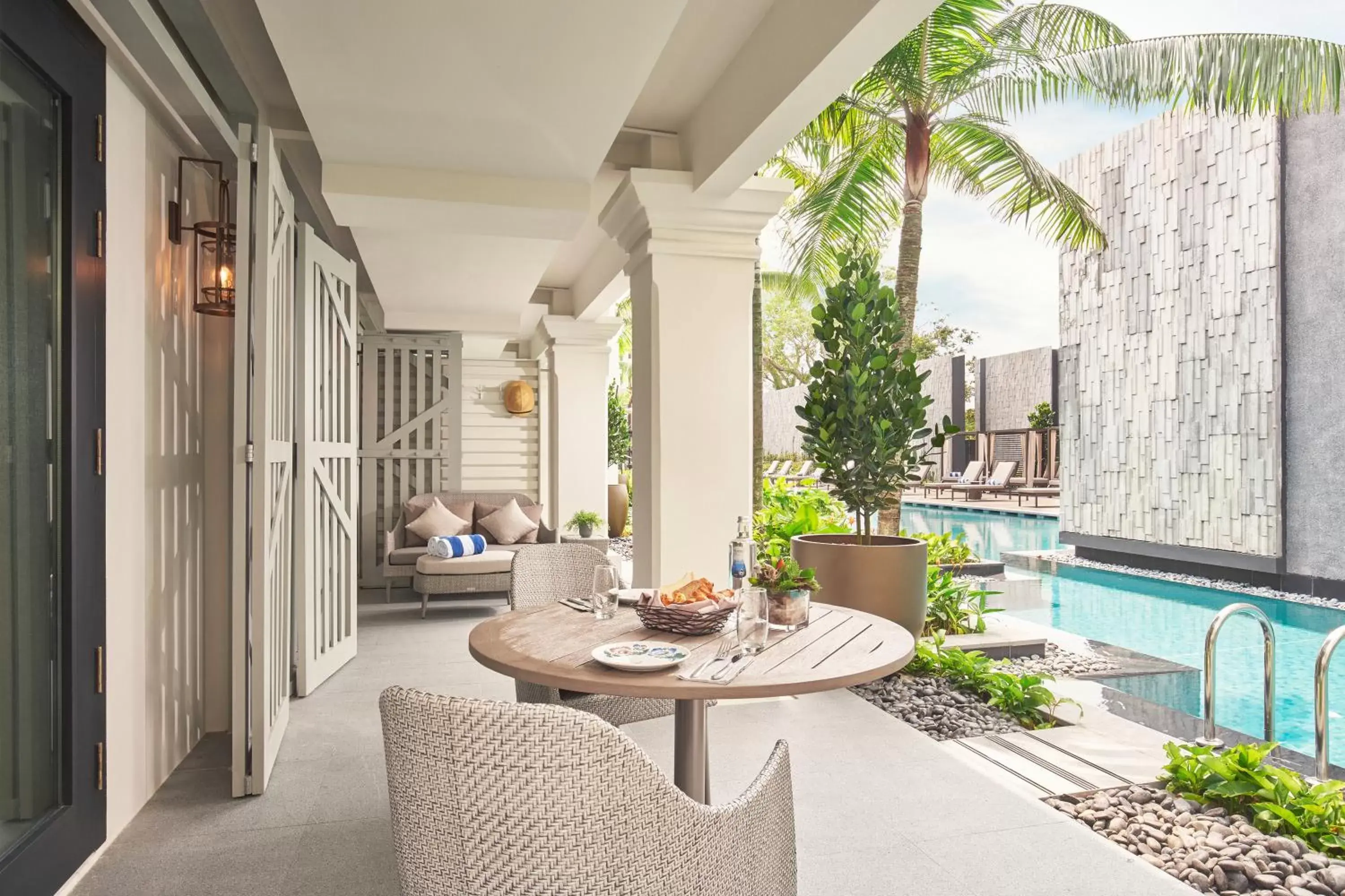 Patio in The Barracks Hotel Sentosa by Far East Hospitality