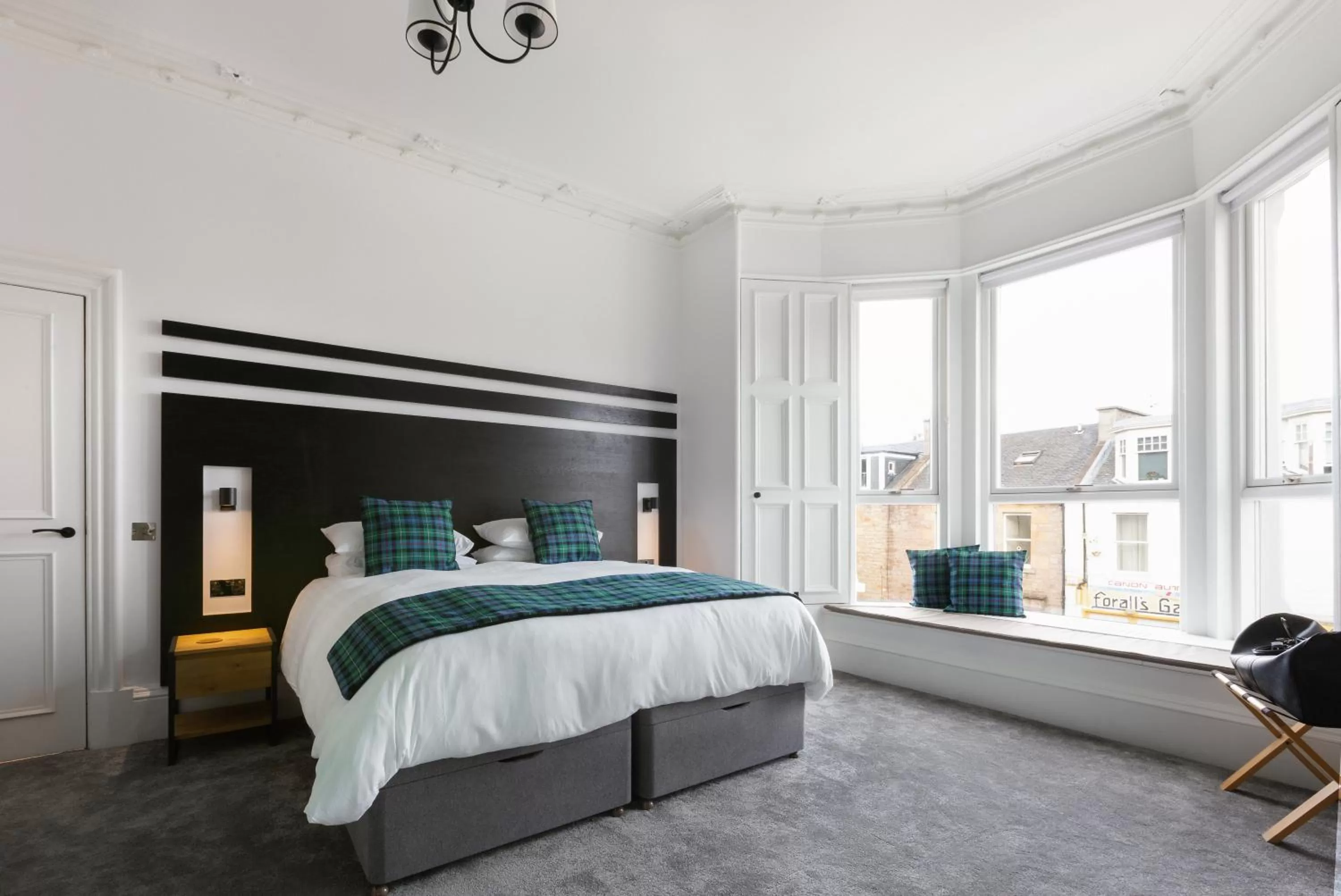 Bed in Castle Park Guest House