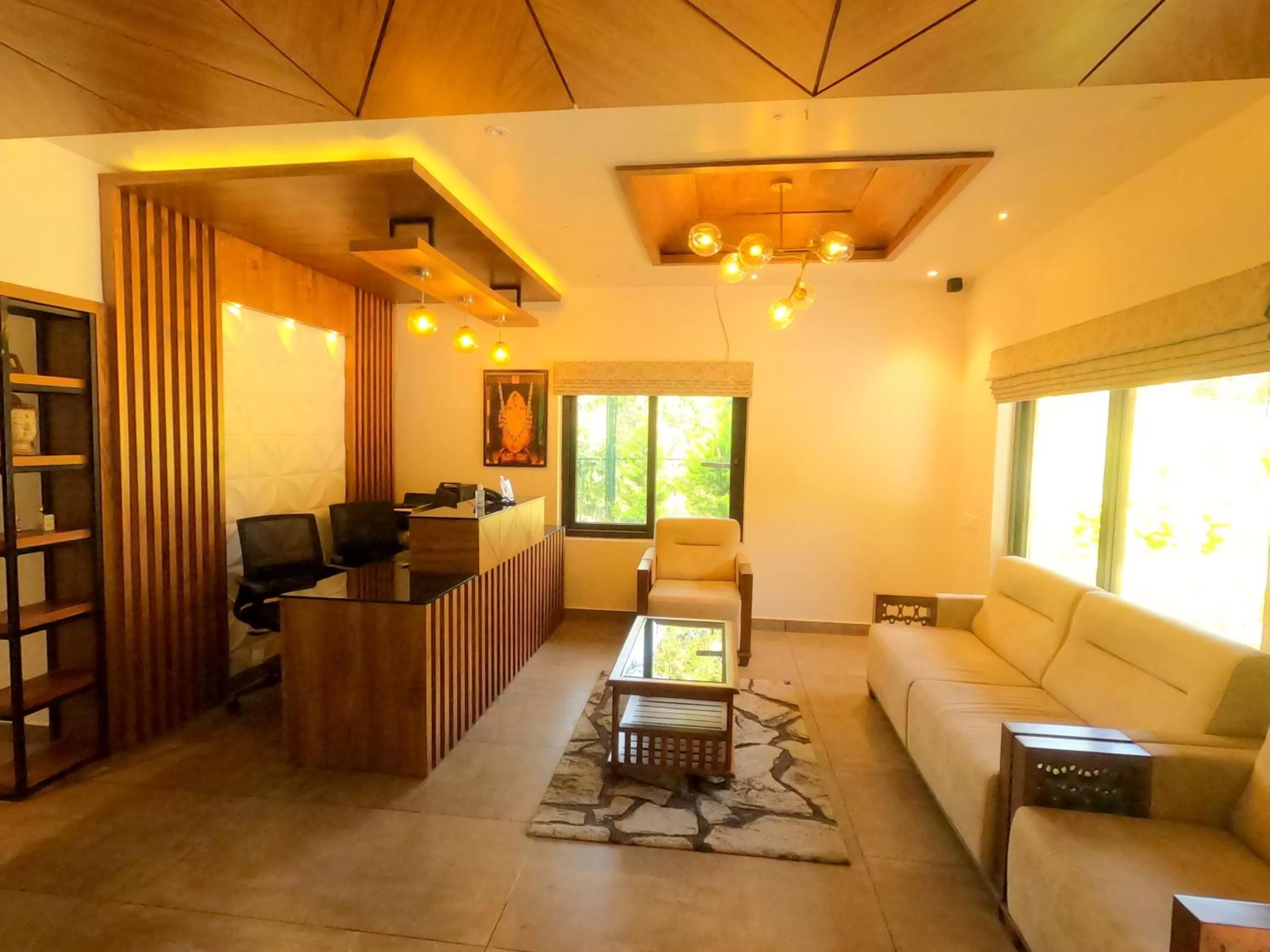 Lobby or reception in The Wild Trails Clarks Exotica , Munnar