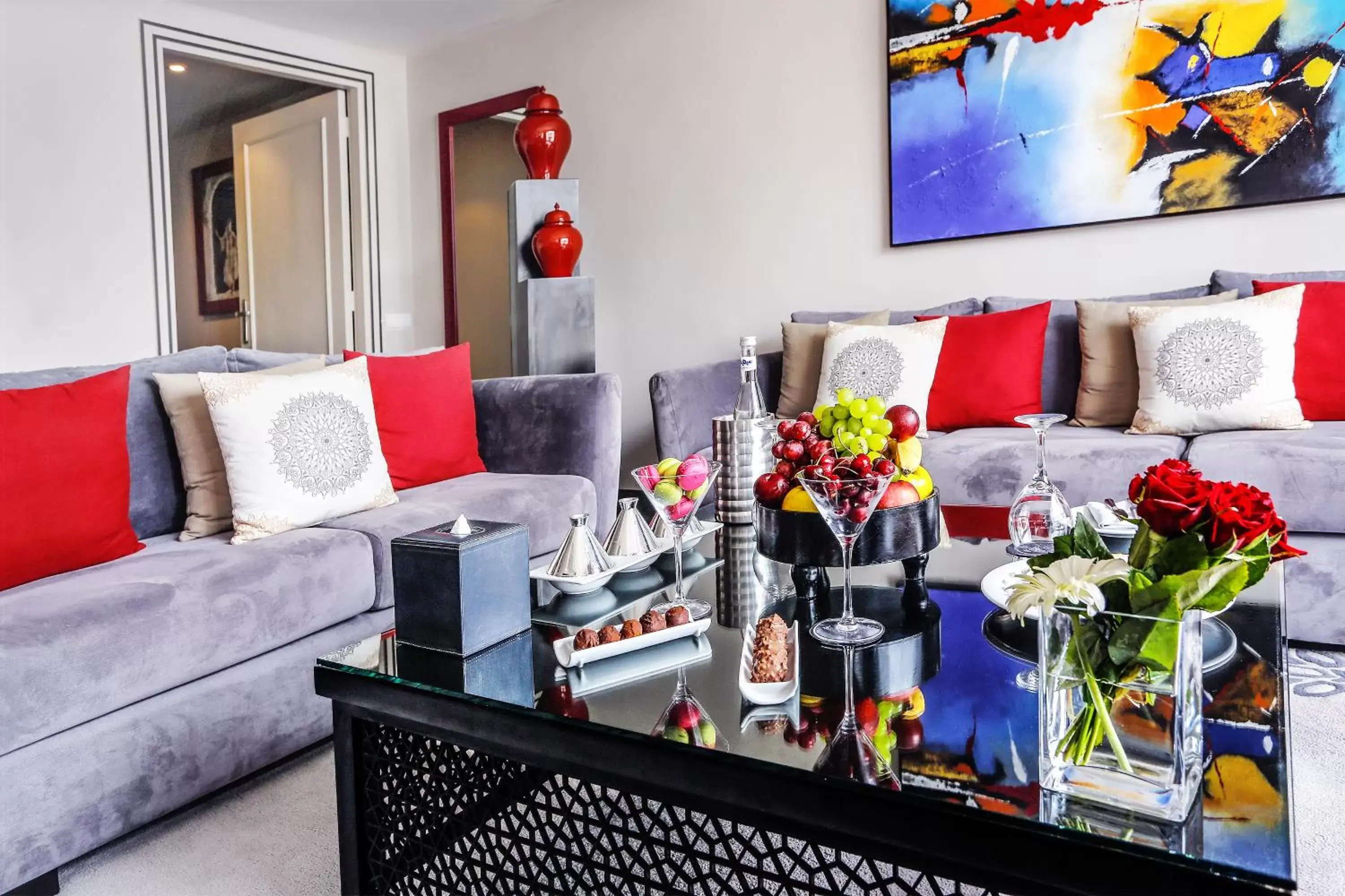 Living room in La Tour Hassan Palace Living room in La Tour Hassan Palace