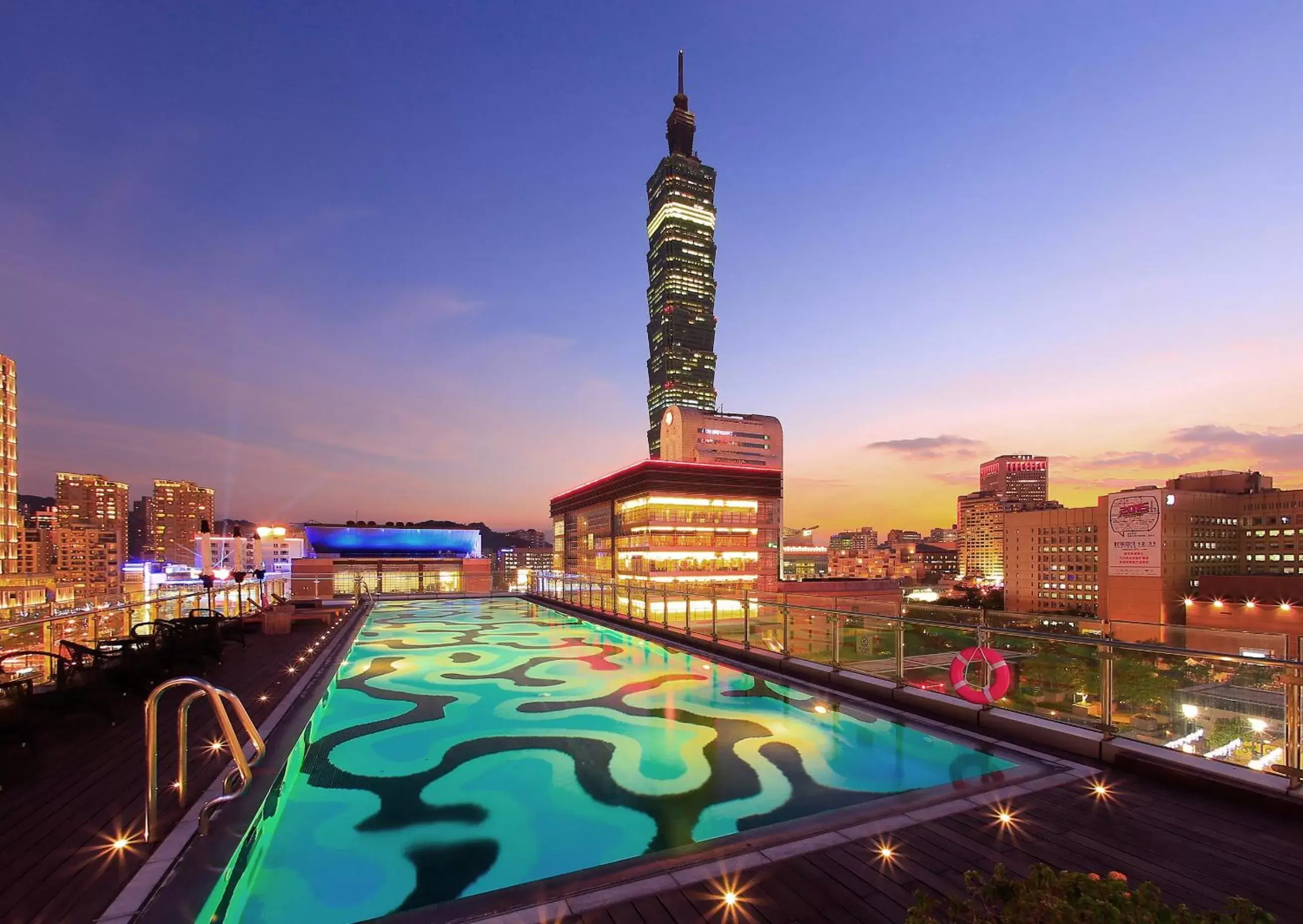 Swimming pool in Humble House Taipei