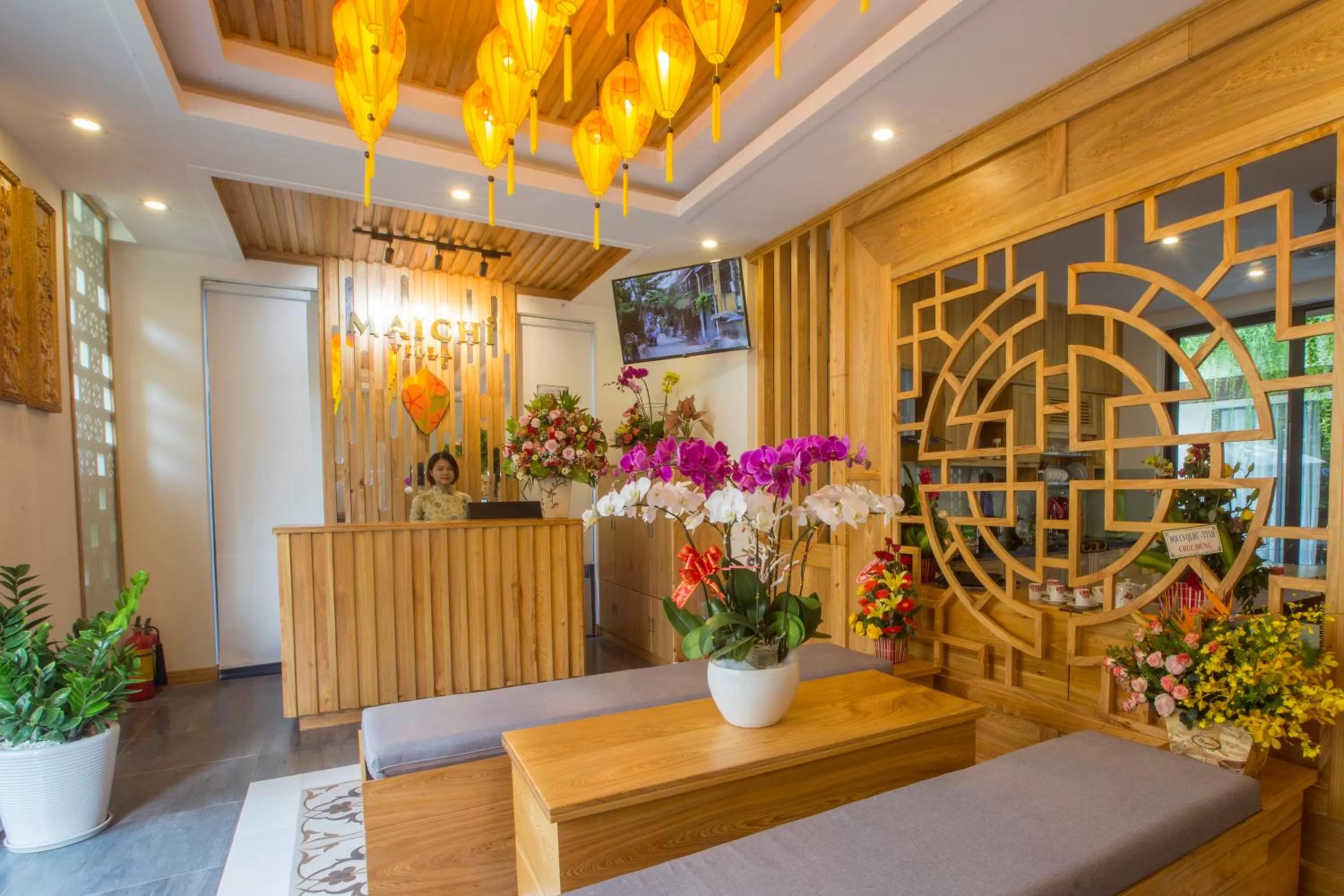 Lobby or reception in MaiChi Villa Hoi An