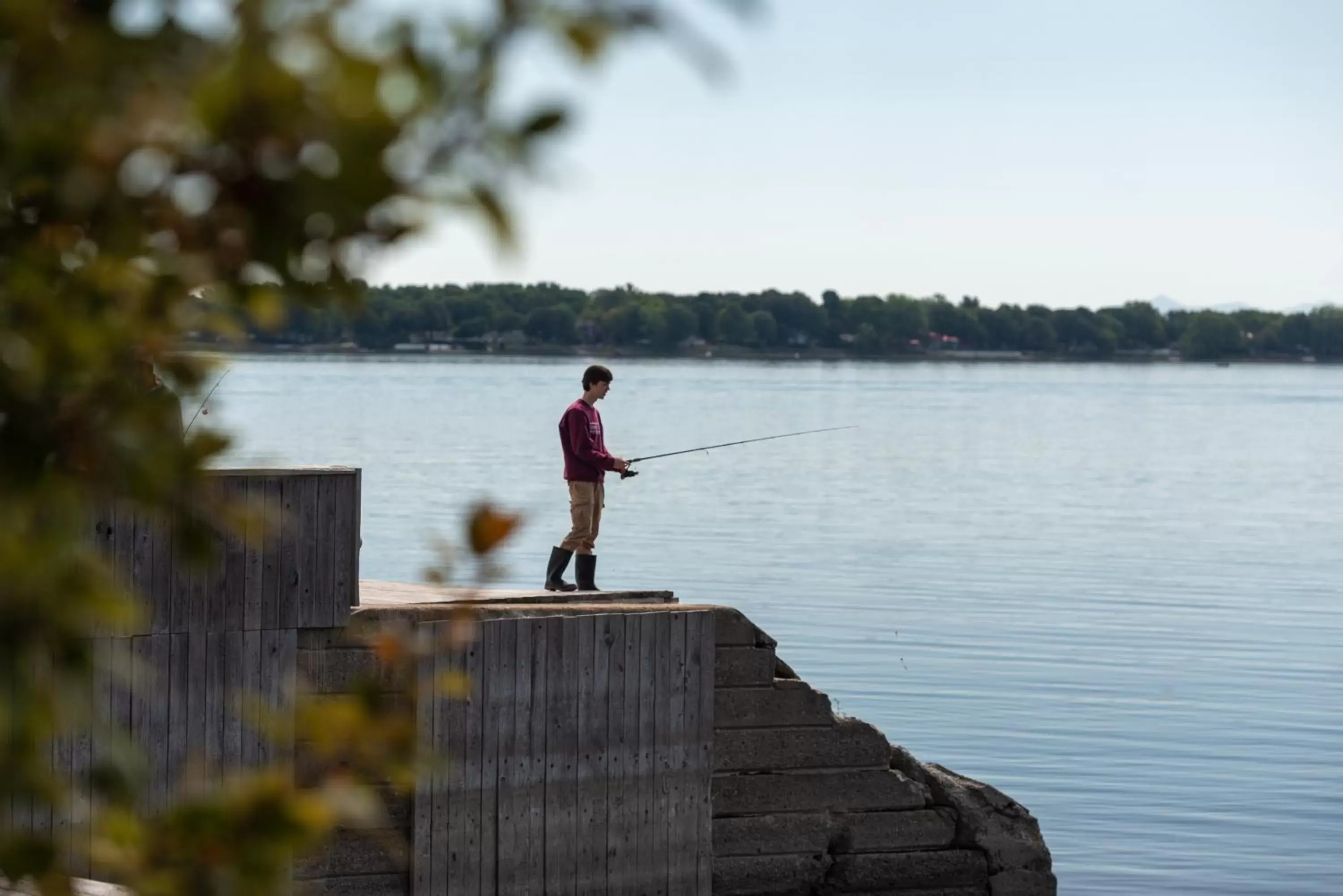 Fishing in Complexe La cache du Lac Champlain