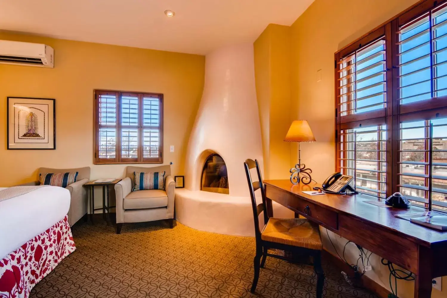 Seating area in Old Santa Fe Inn