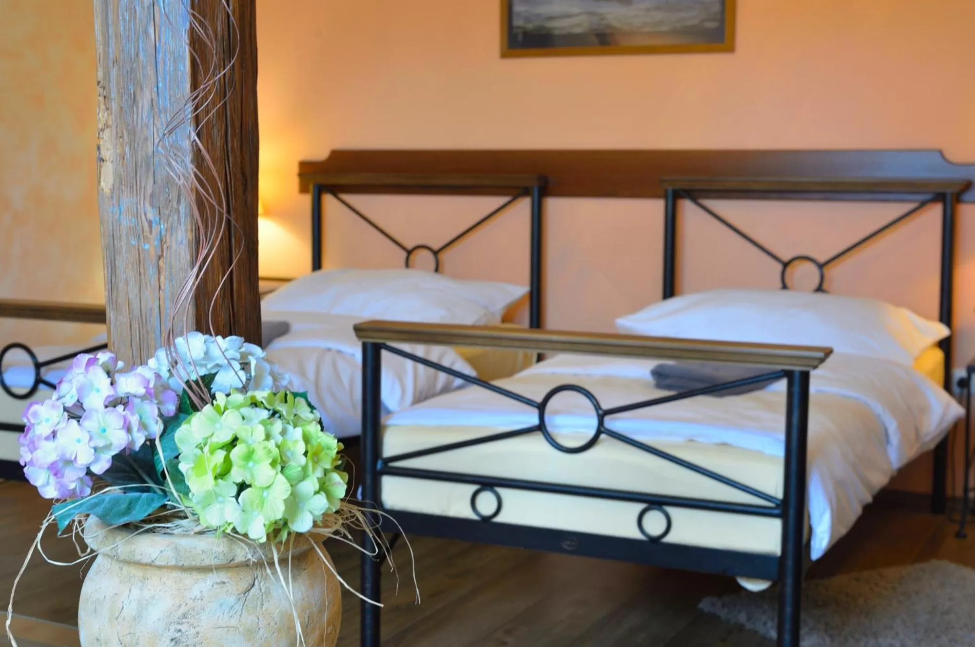 Bed in Hotel Via Ironia