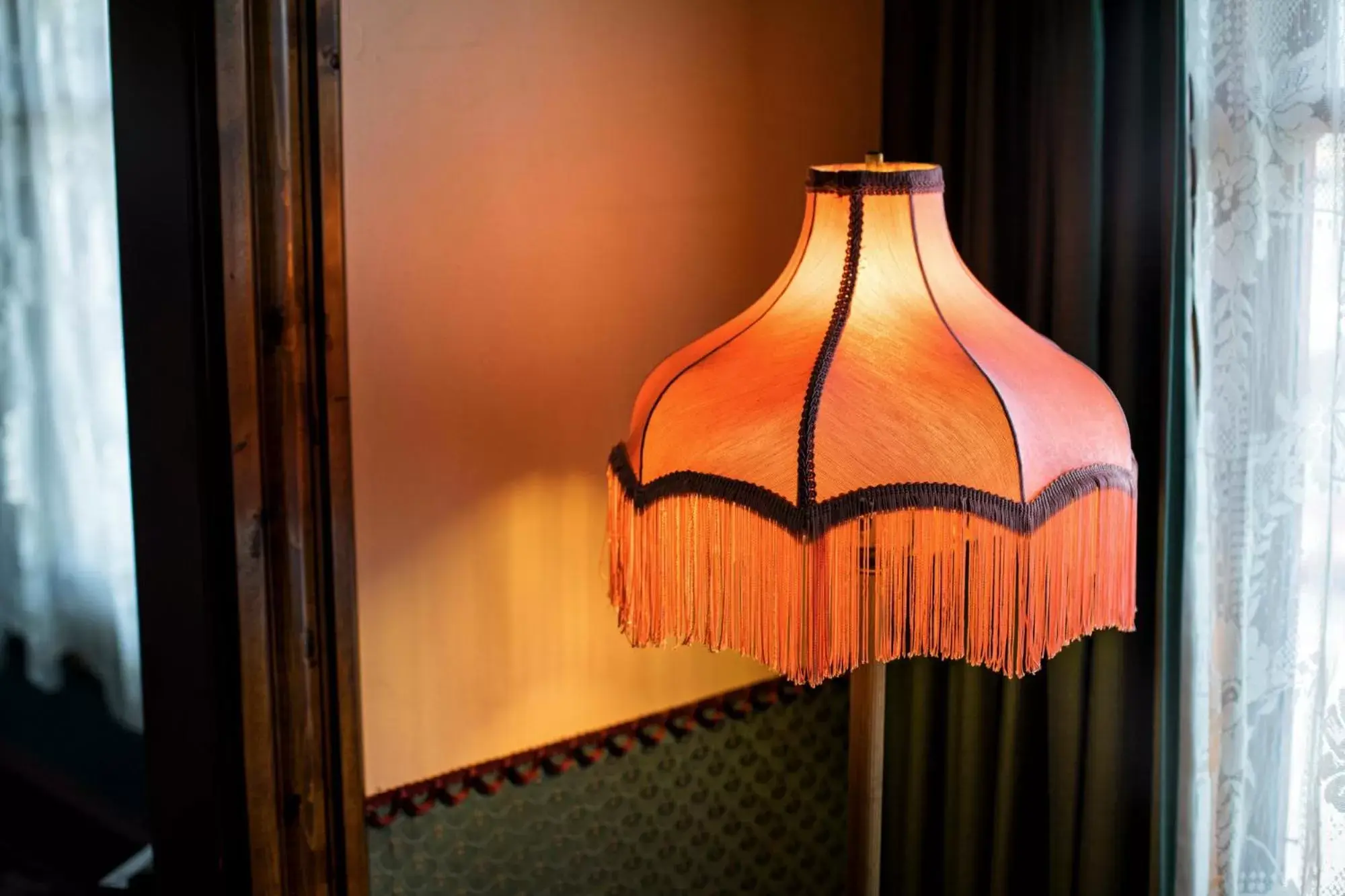 Decorative detail, Bed in Red Garter Inn