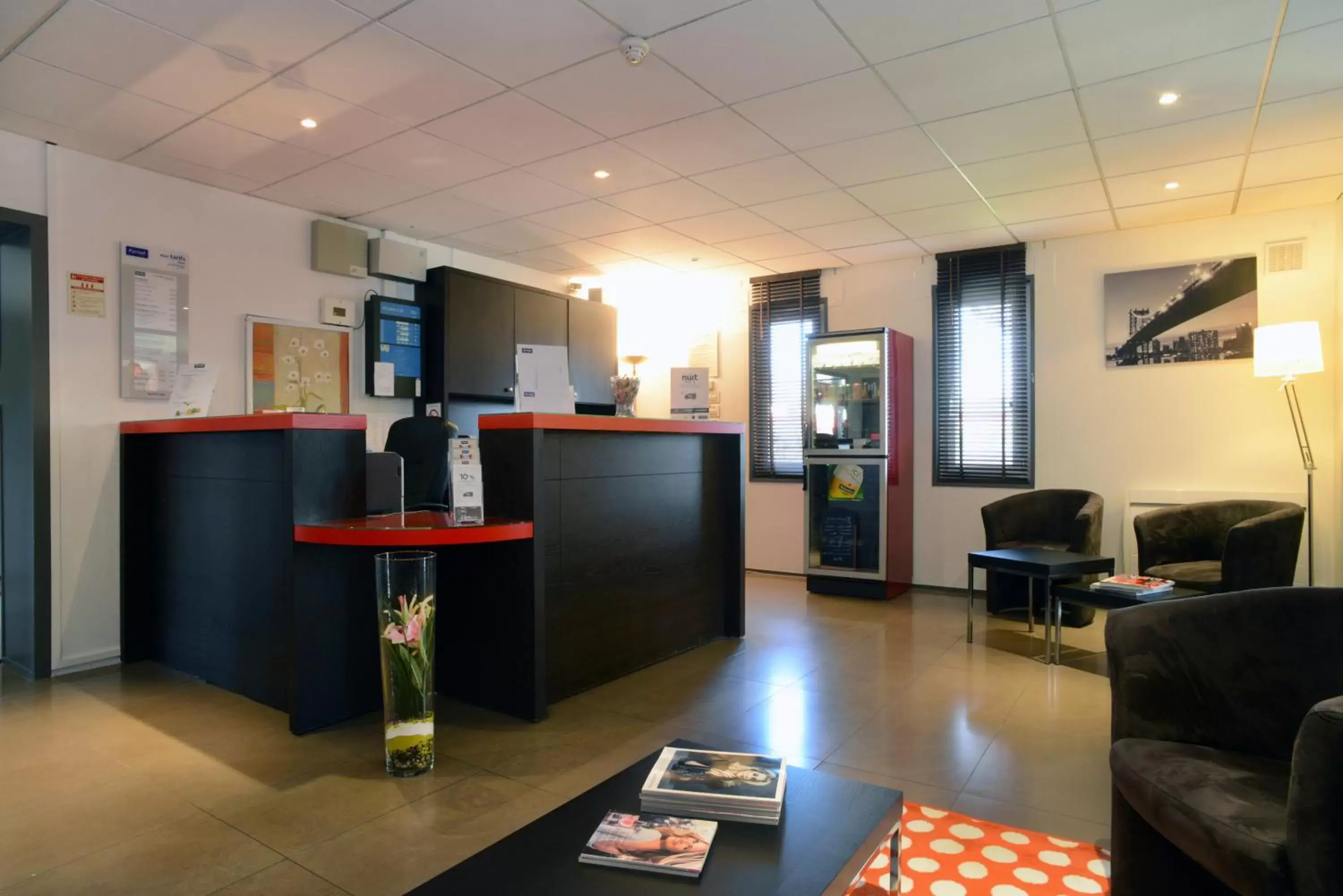 Lobby or reception, Lobby/Reception in Hotel inn Dijon-Quetigny - ex Kyriad