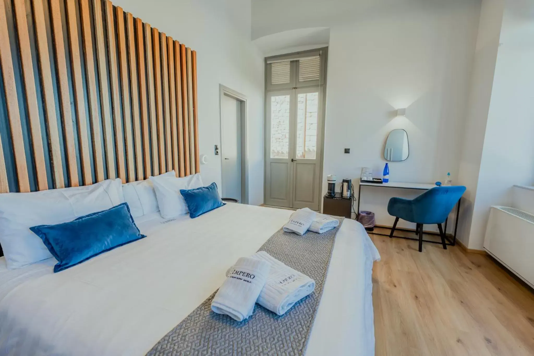 Bed in Impero Nafplio Hotel & Suites