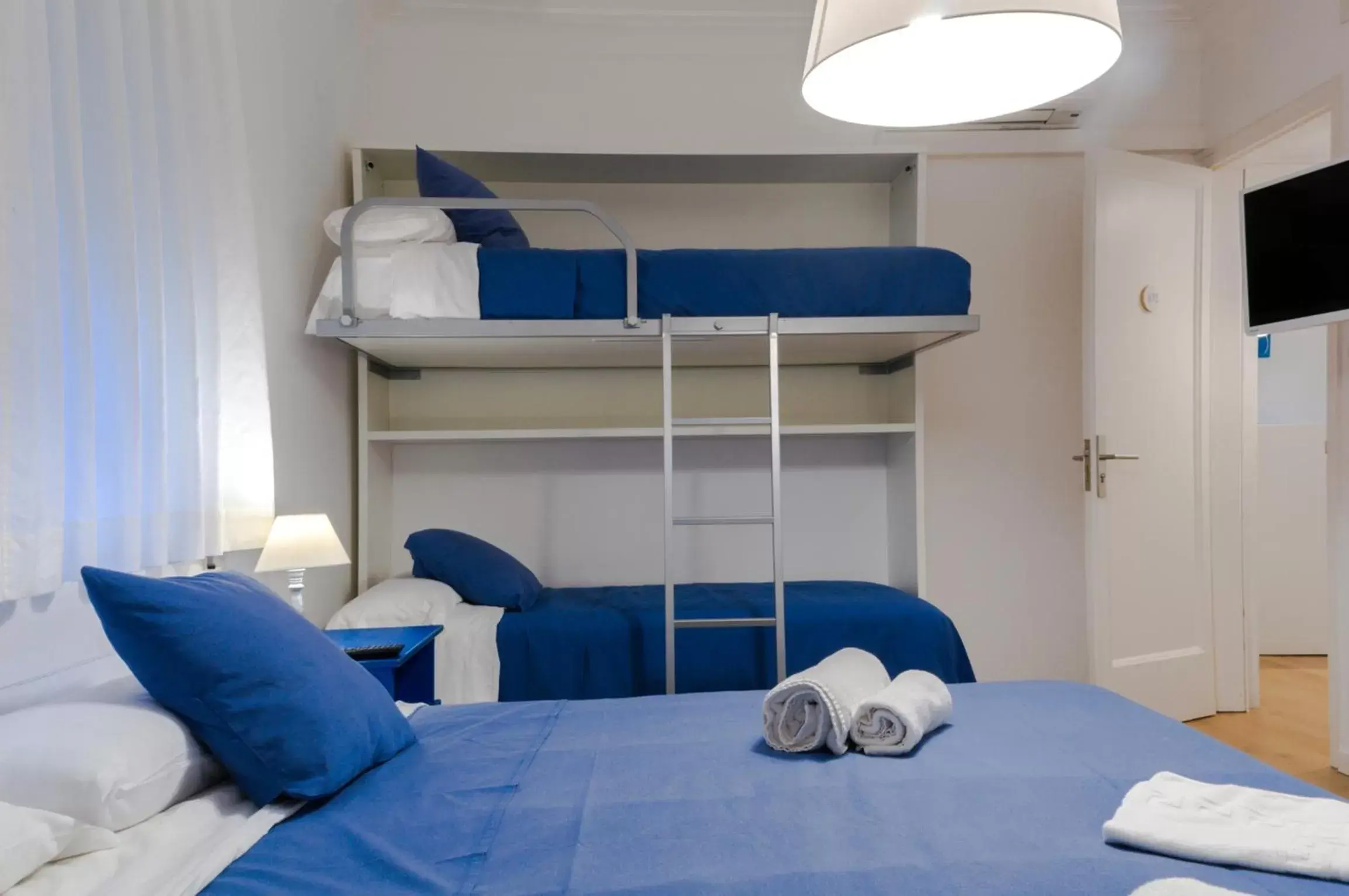 Photo of the whole room, Bunk Bed in Blue Barcelona