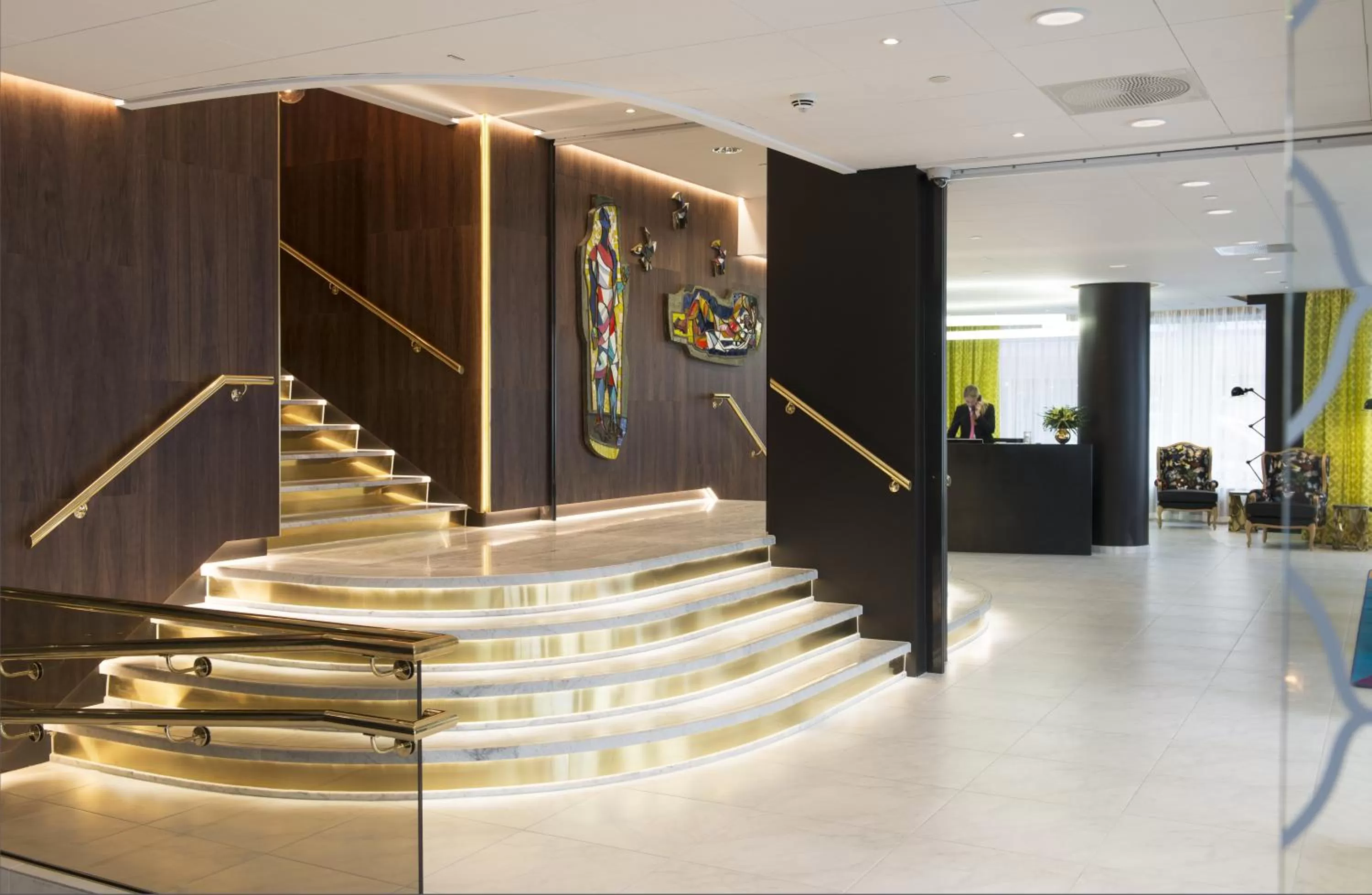 Lobby or reception in Thon Hotel Rosenkrantz Oslo