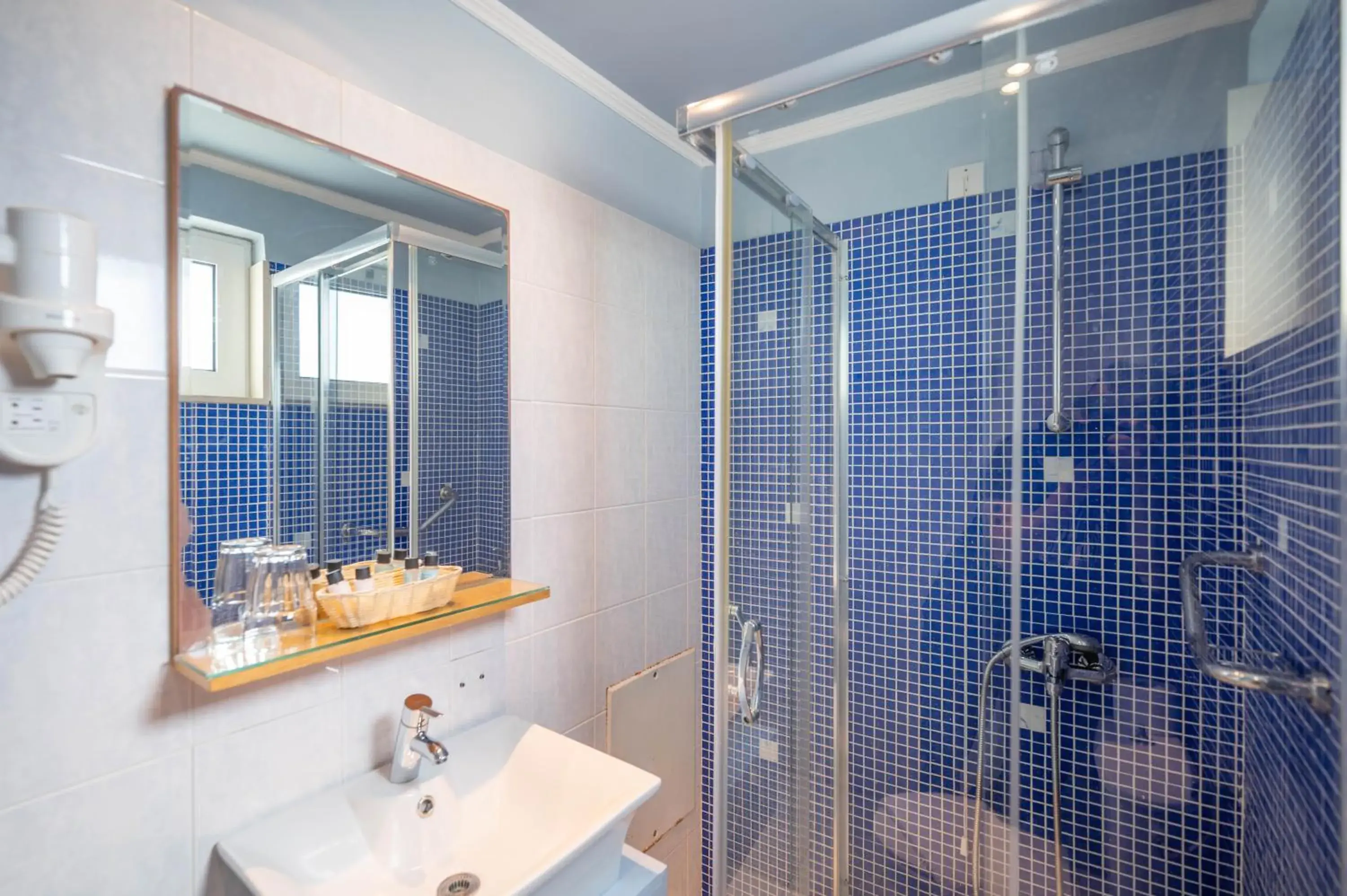 Shower, Bathroom in Kitro Beach Hotel - Adults Only