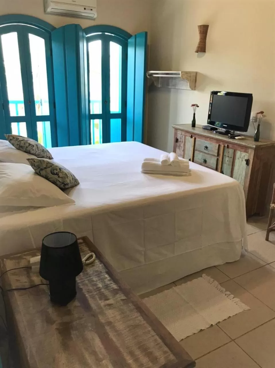 Bed in Pousada Pomar Paraty