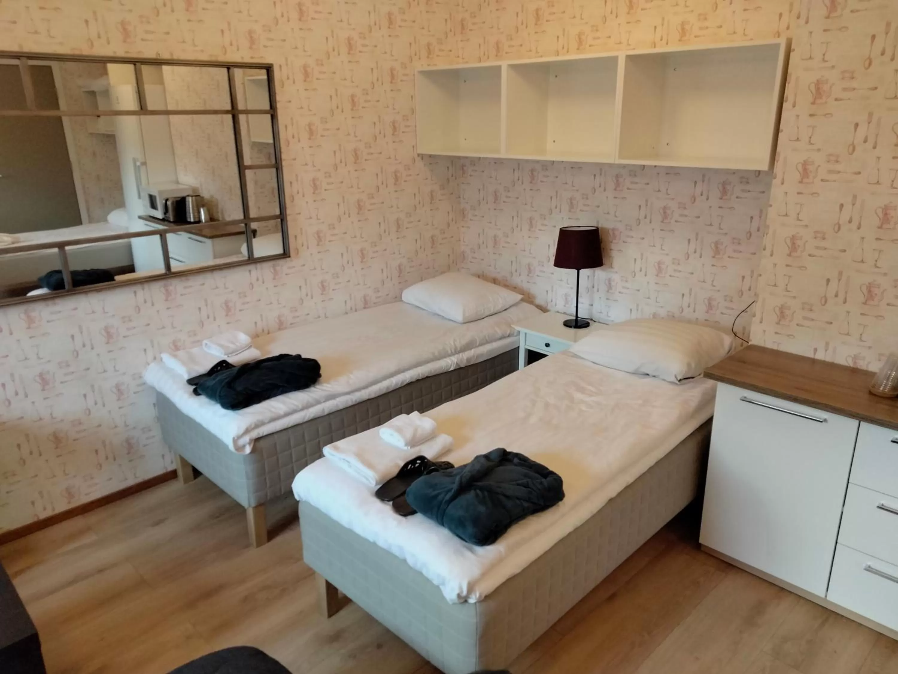 Bed in Hotelli Uninen Tampere