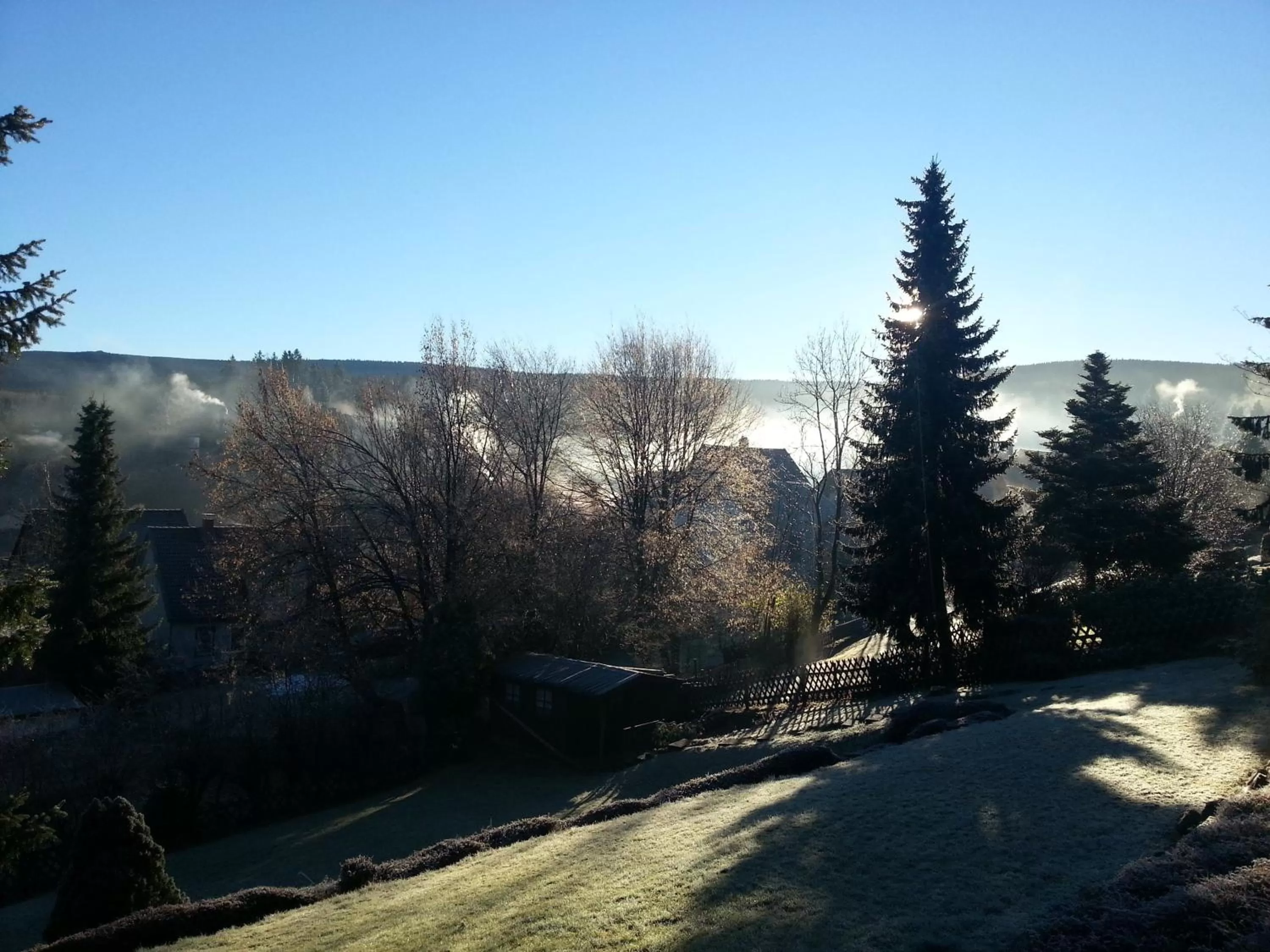 View (from property/room), Winter in Pension Haus Petra