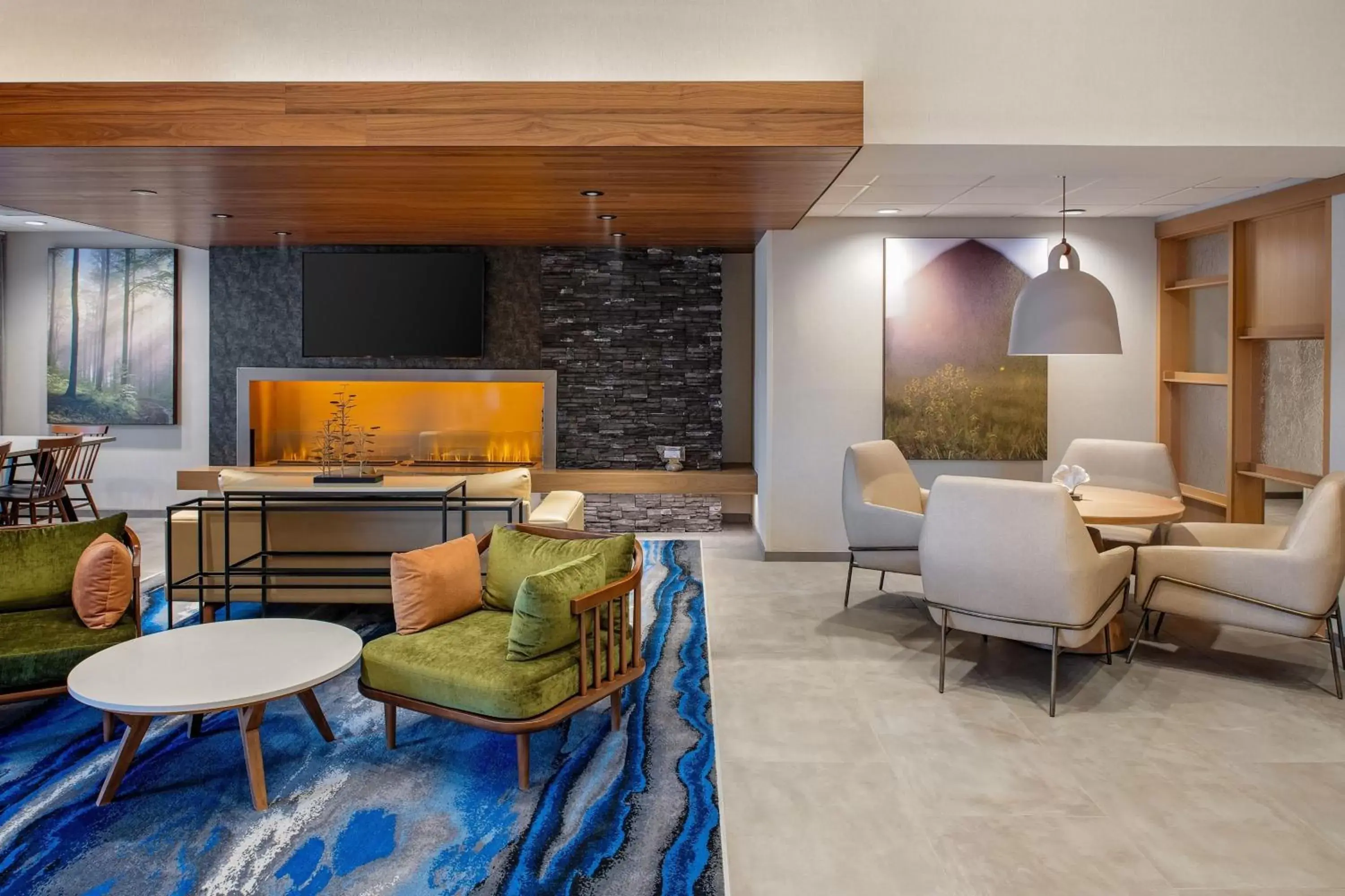 Lobby or reception, Seating Area in Fairfield Inn & Suites by Marriott Missoula