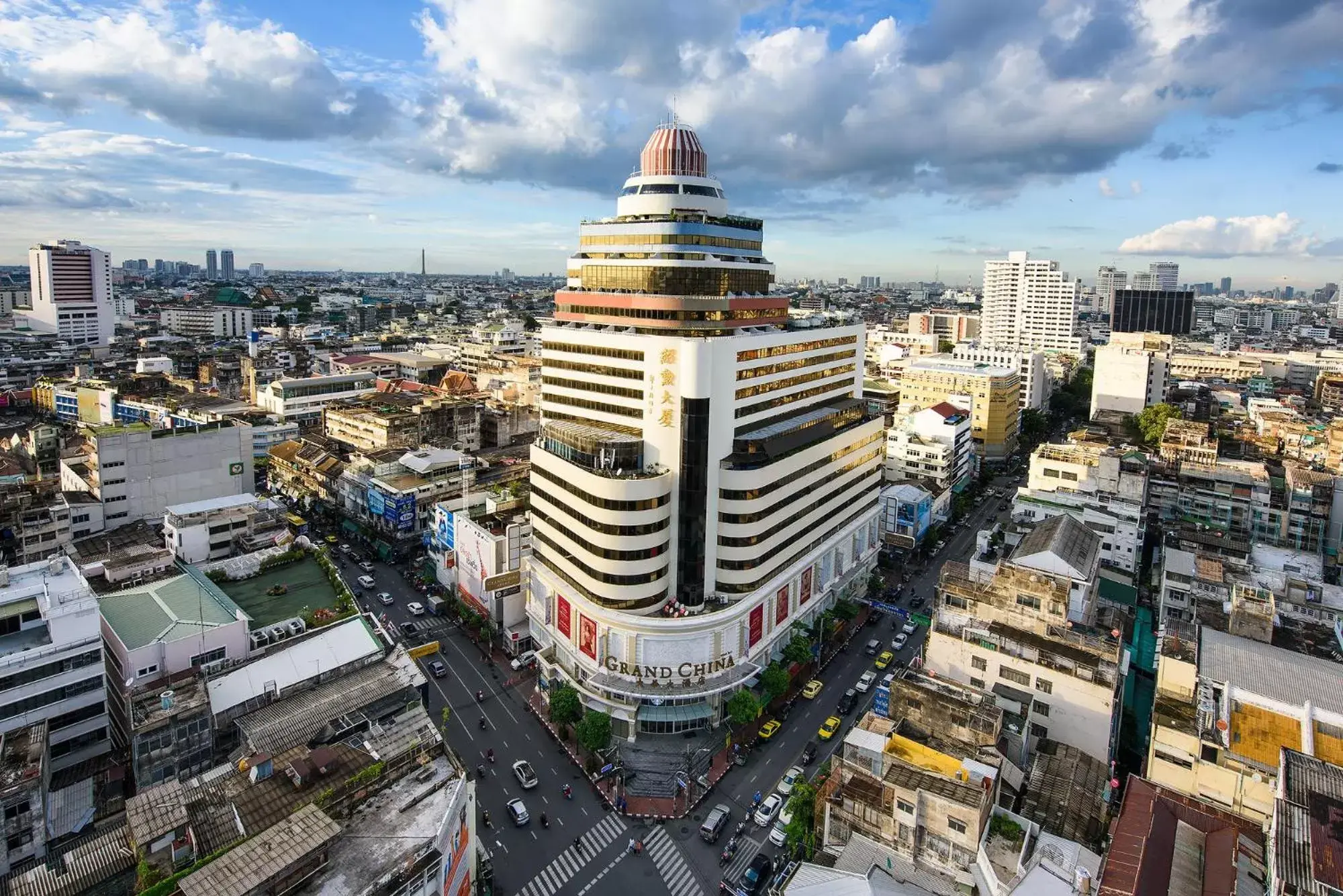 Property building, Bird's-eye View in Grand China Bangkok