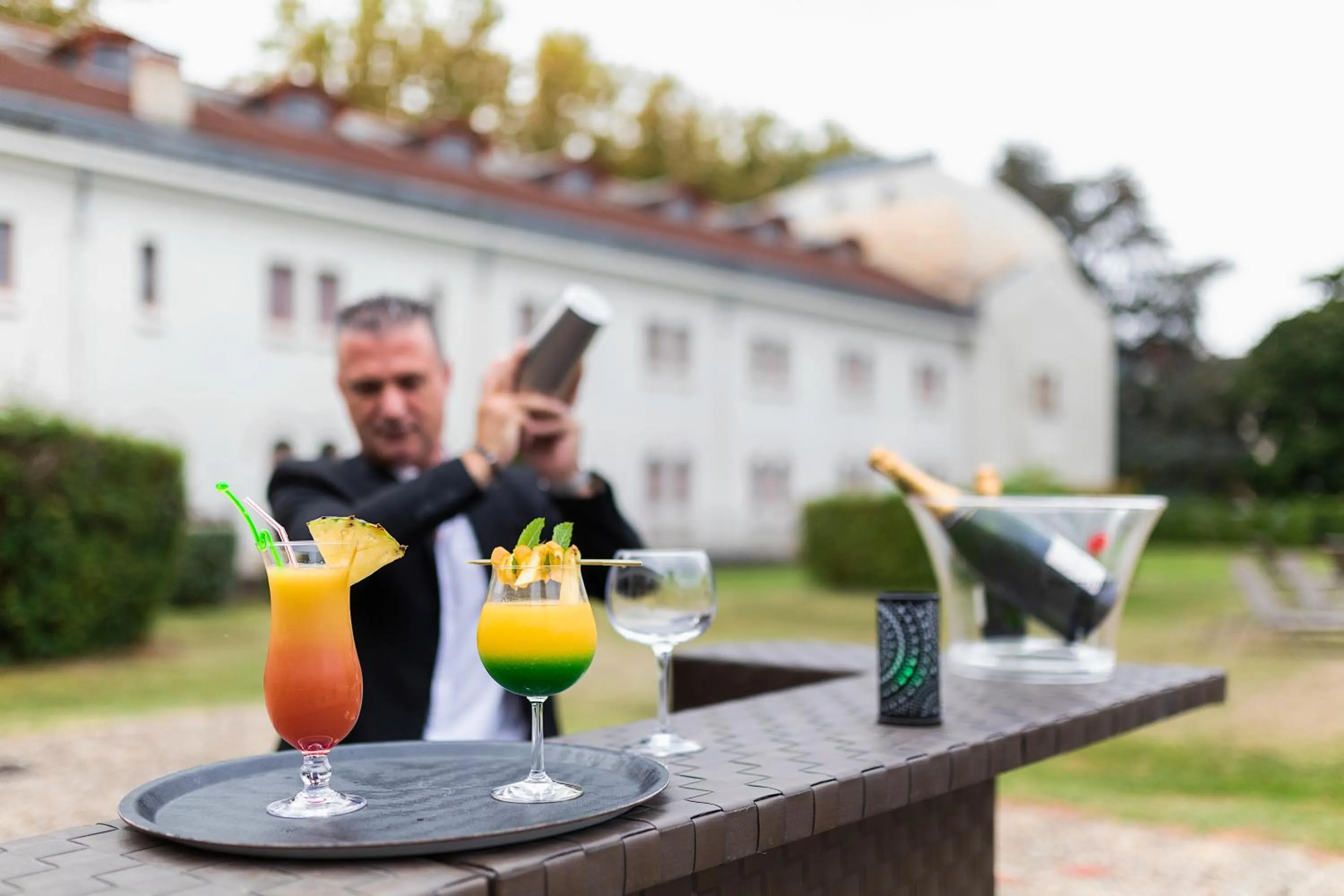 Patio in Mercure Vichy Thermalia