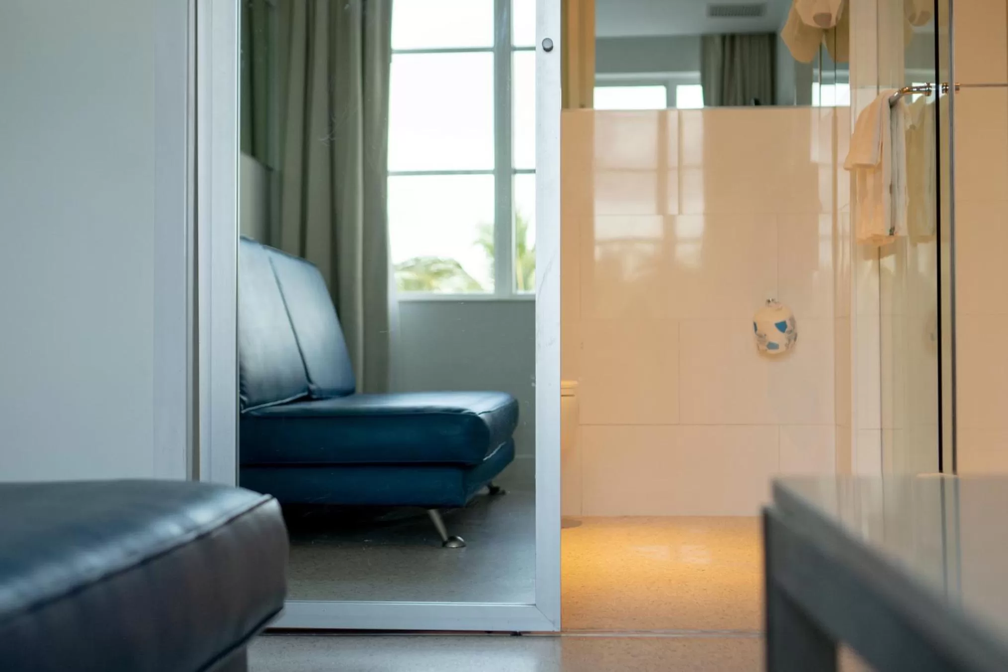 Seating area in Clevelander Hotel