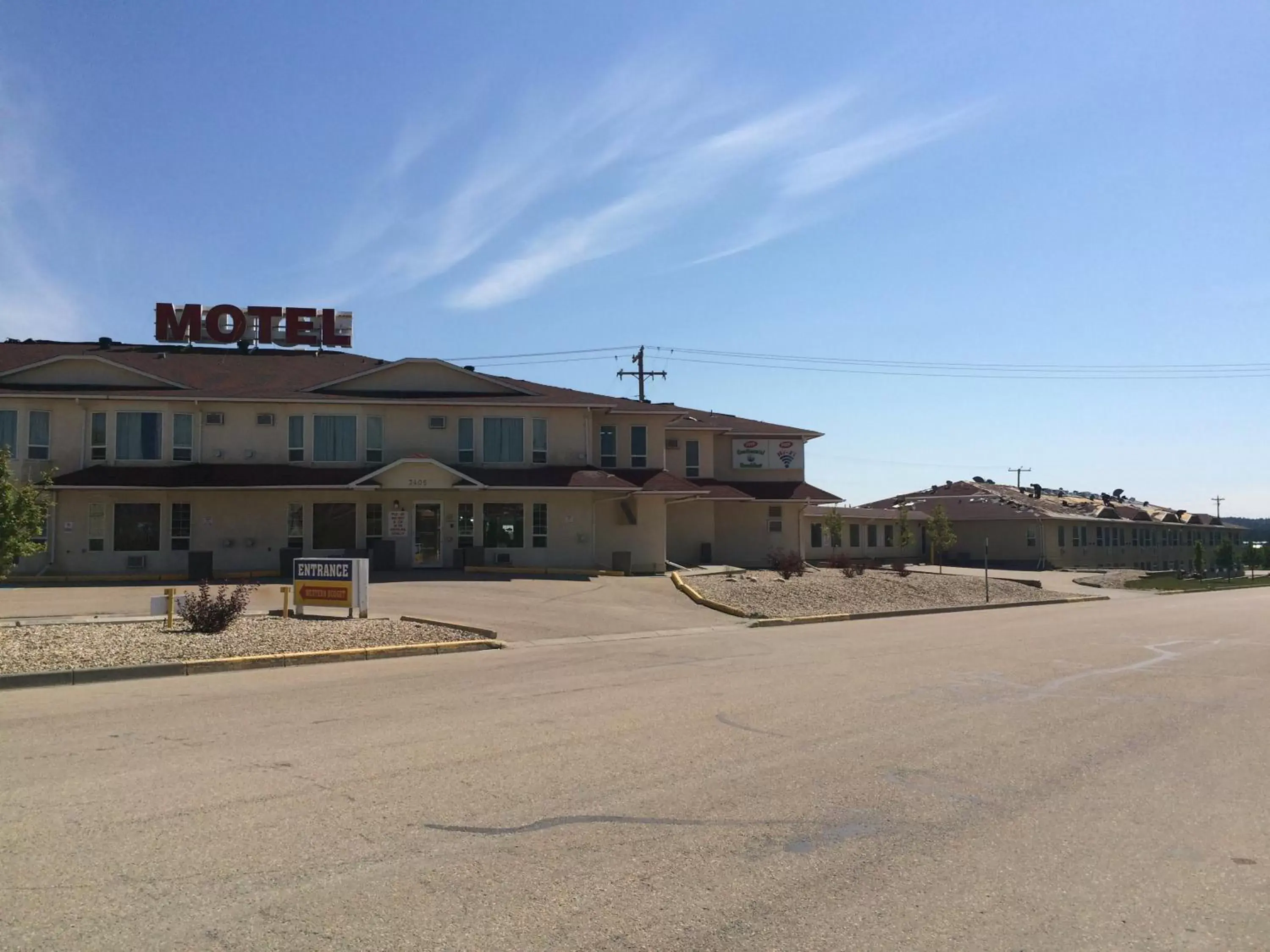 Property Building in Western Budget Motel #1 & 2 Whitecourt